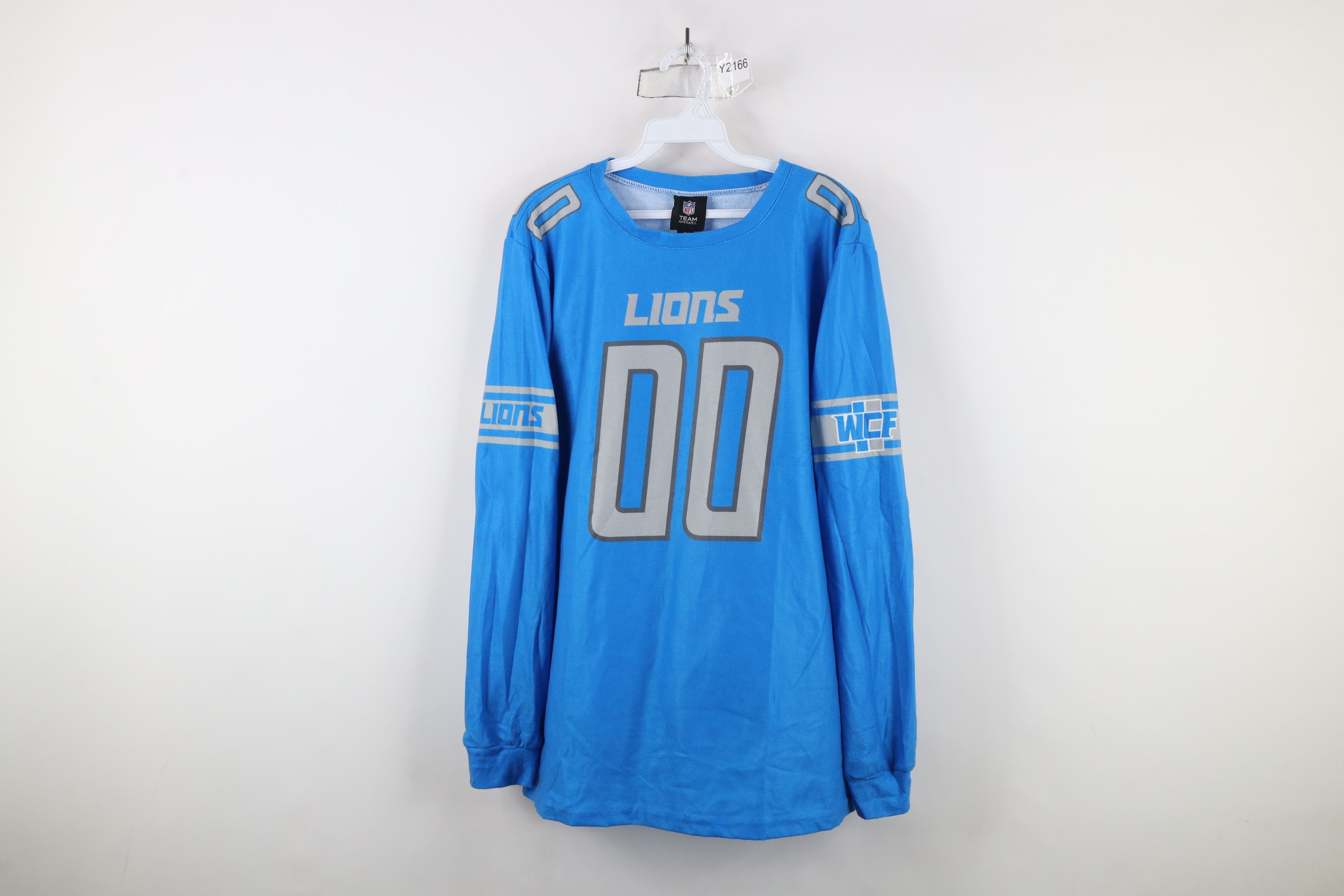 Vintage New NFL Long Sleeve Detroit Lions Football Jersey T-Shirt Size US M / EU 48-50 / 2 - 1 Thumbnail