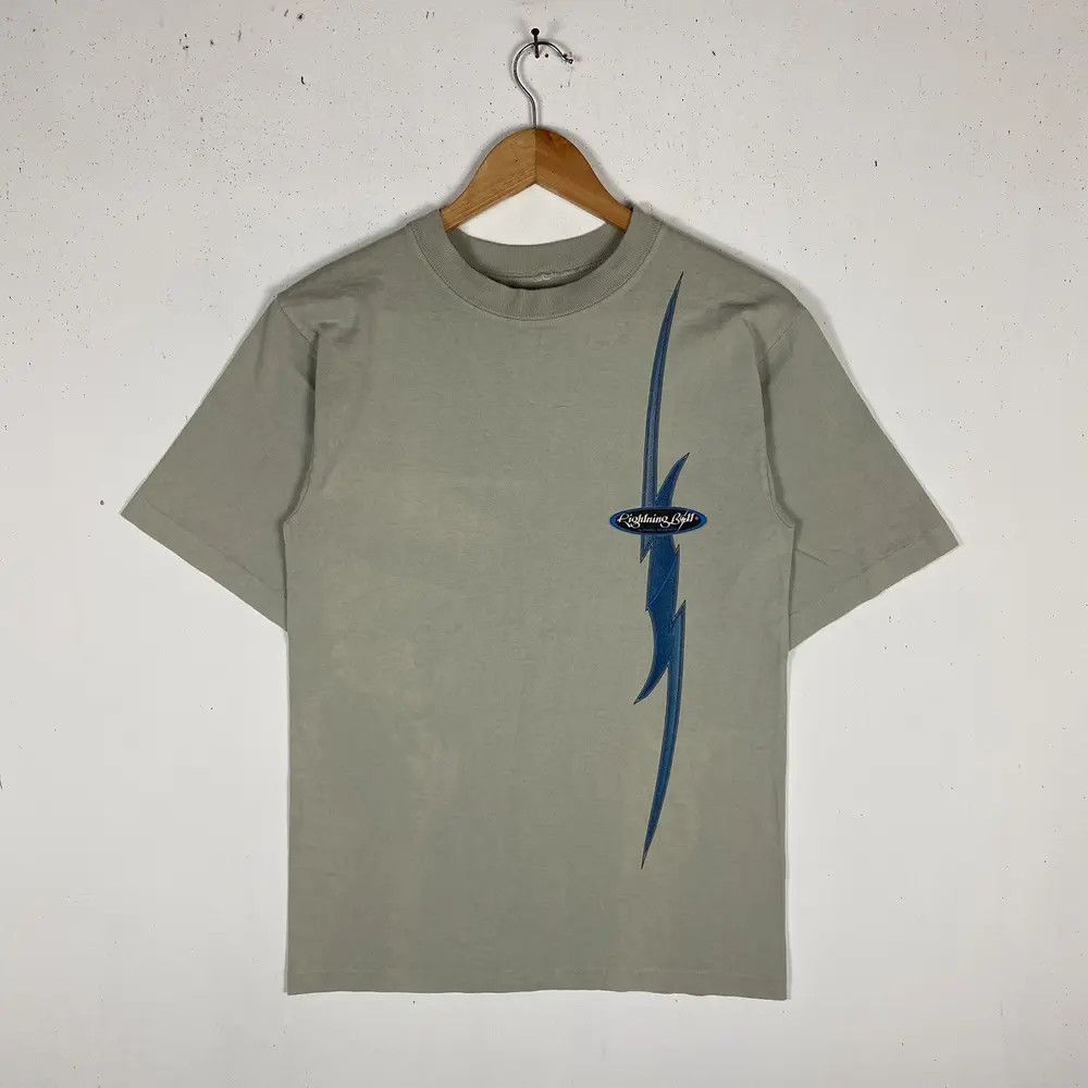 Lightning Bolt Vintage 90's LIGHTNING BOLT A Pure Source Sunfaded Surf Tee Size US S / EU 44-46 / 1 - 2 Thumbnail