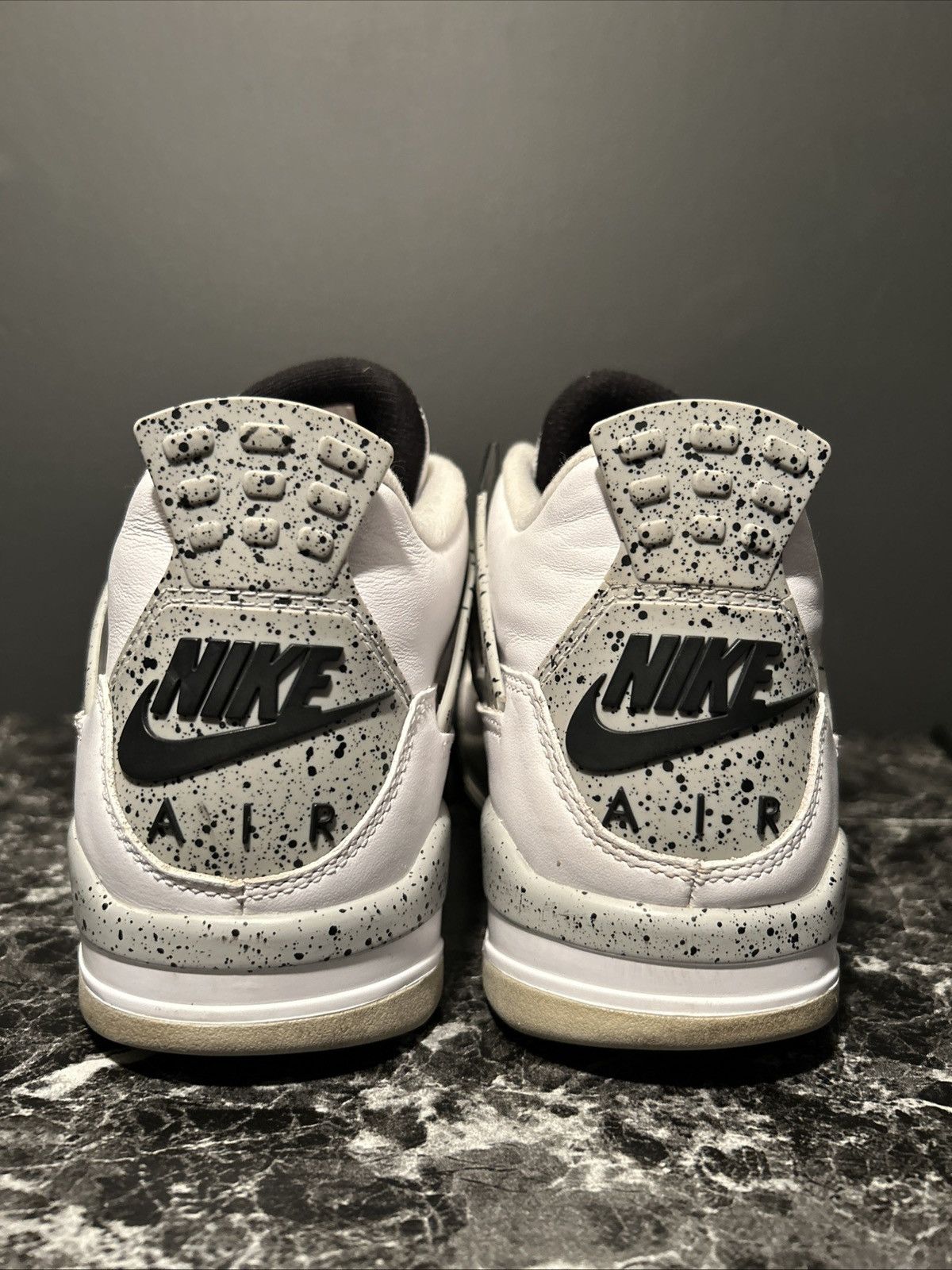 Nike Nike Air Jordan 4 White Cement Mens Size 10.5 840606-192 Size US 10.5 / EU 43-44 - 3 Thumbnail