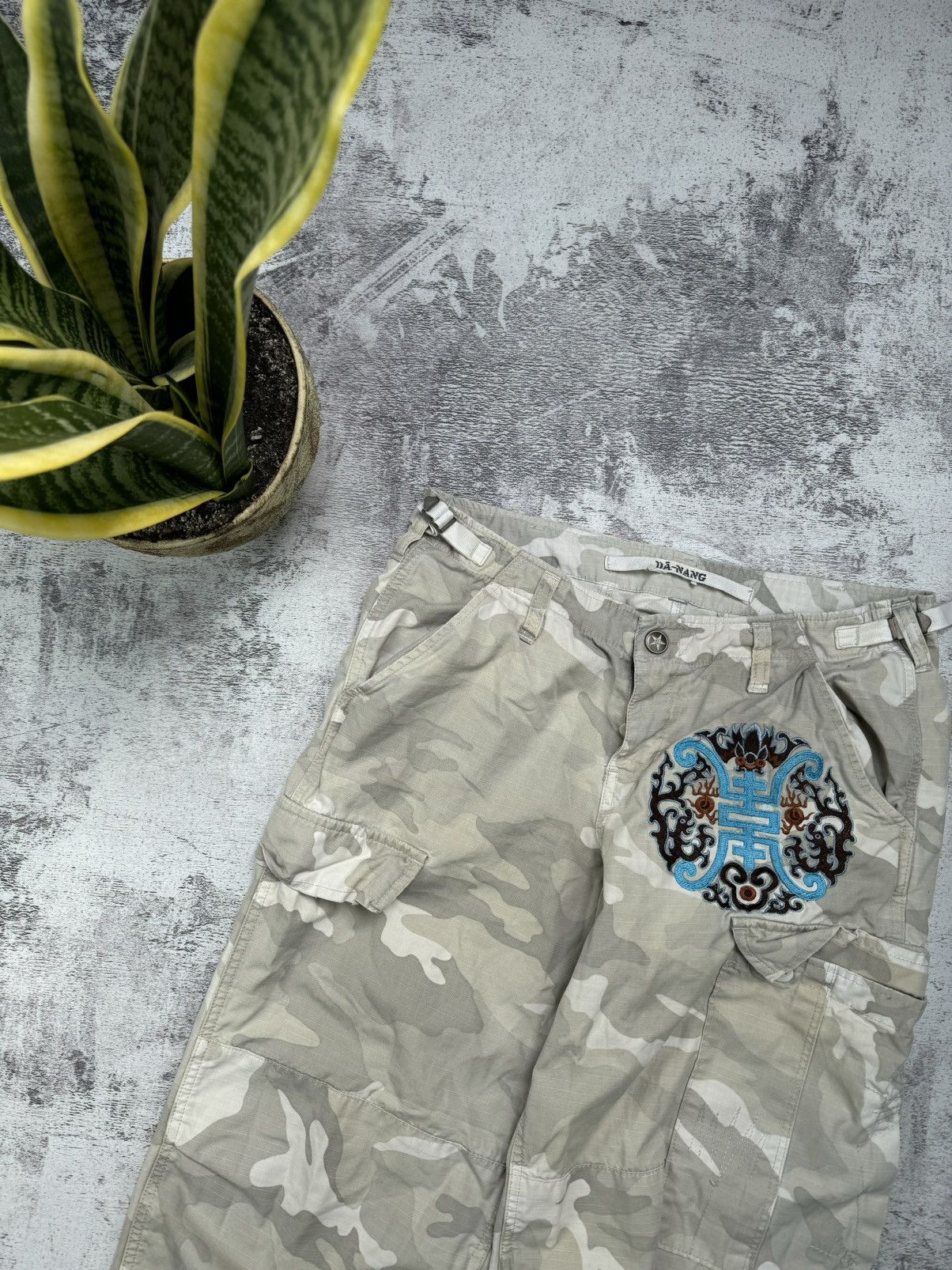 Japanese Brand Vintage Rare Y2K Japanese Rare Camo Da-Nang Cargo Pants Size US 30 / EU 46 - 10 Thumbnail