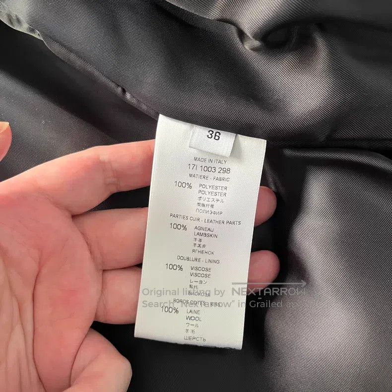 Givenchy Givenchy Back Lettering Baseball Leather Jacket (Size 36) Size US S / EU 44-46 / 1 - 6 Thumbnail