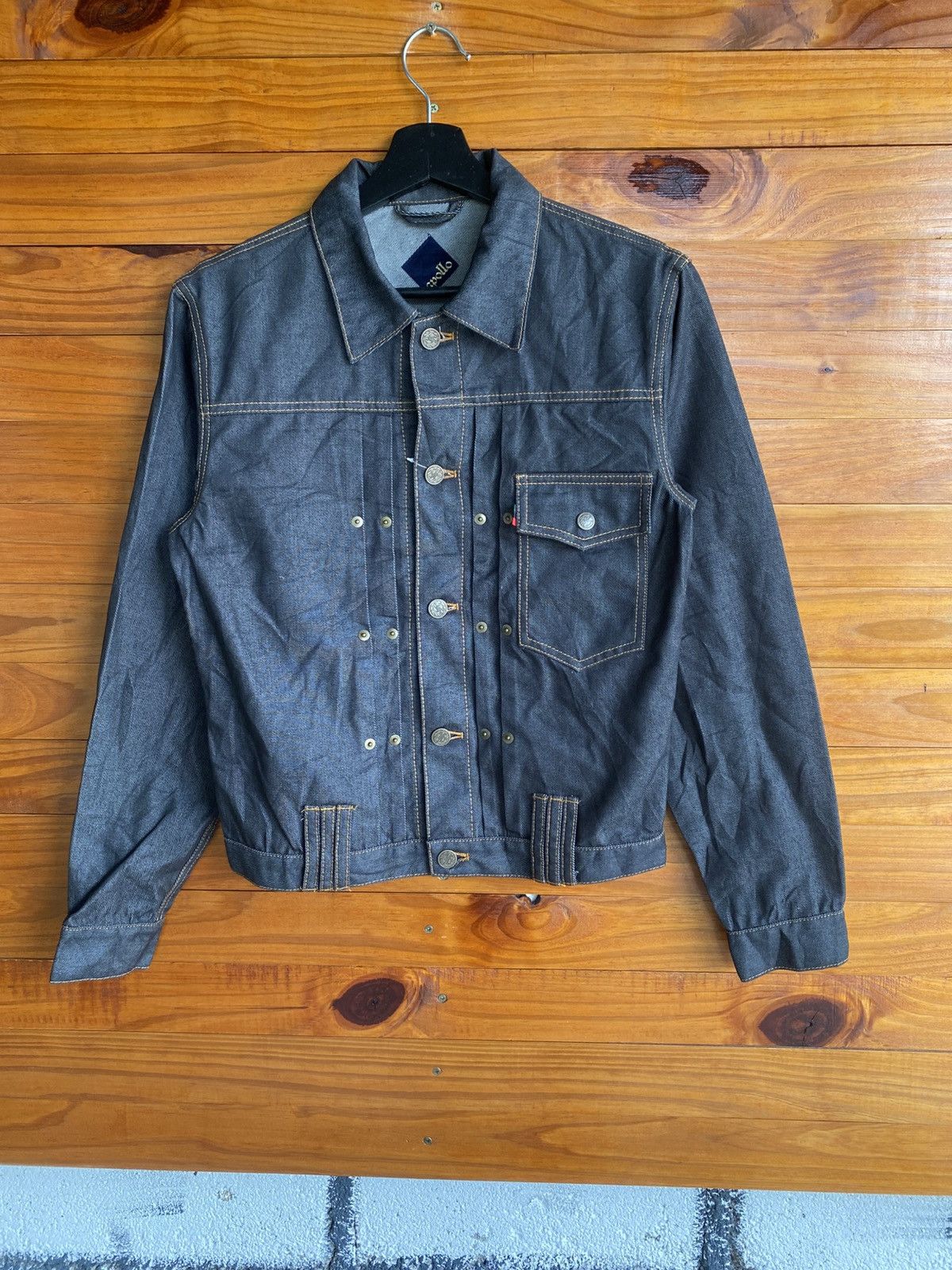 Apollo Apollo Japanese Denim Workwear Jacket Dark Indigo Trucker Size US XS / EU 42 / 0 - 4 Thumbnail