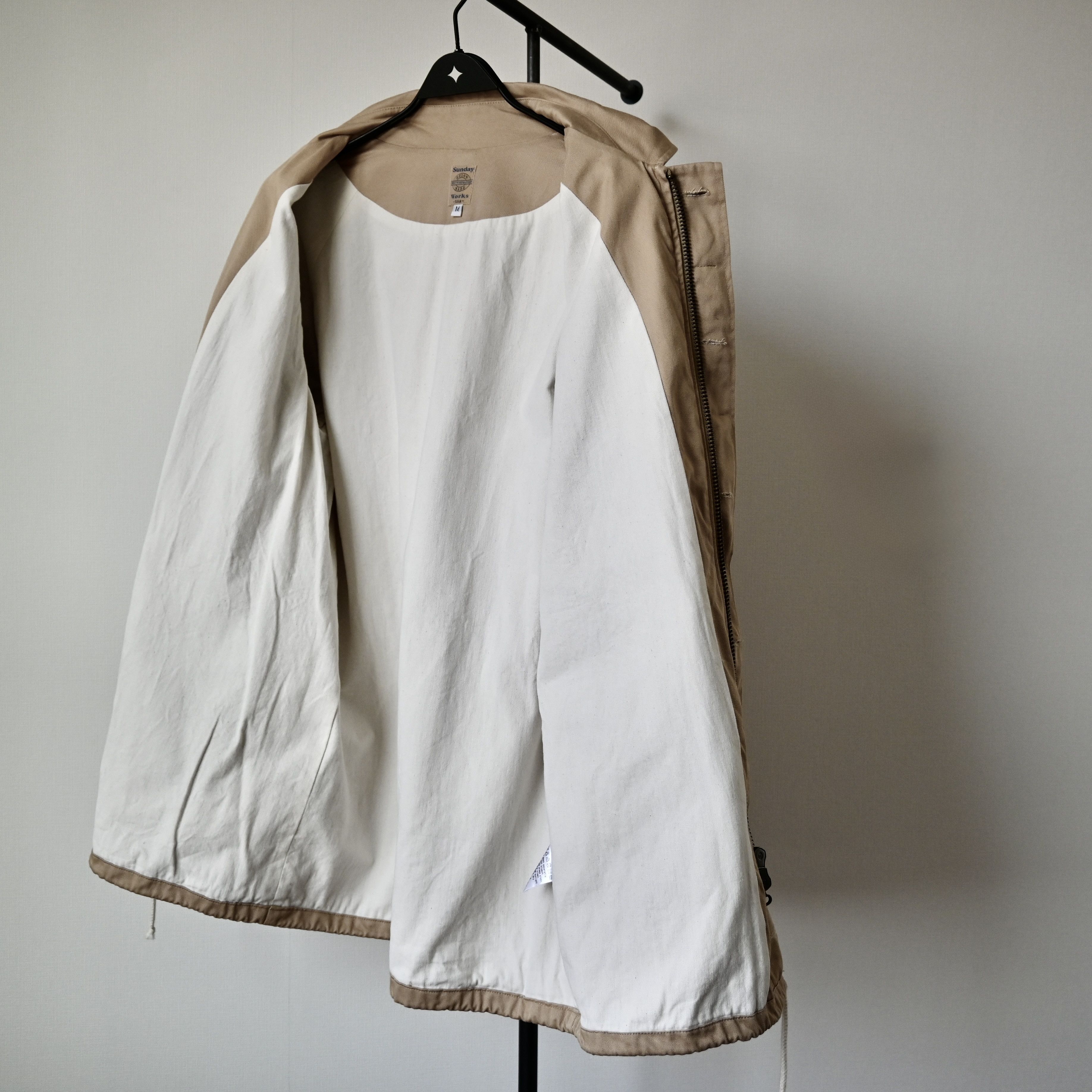Sunday Works Sunday Works cotton chino twill fly front coat, made in USA Size US M / EU 48-50 / 2 - 12 Thumbnail