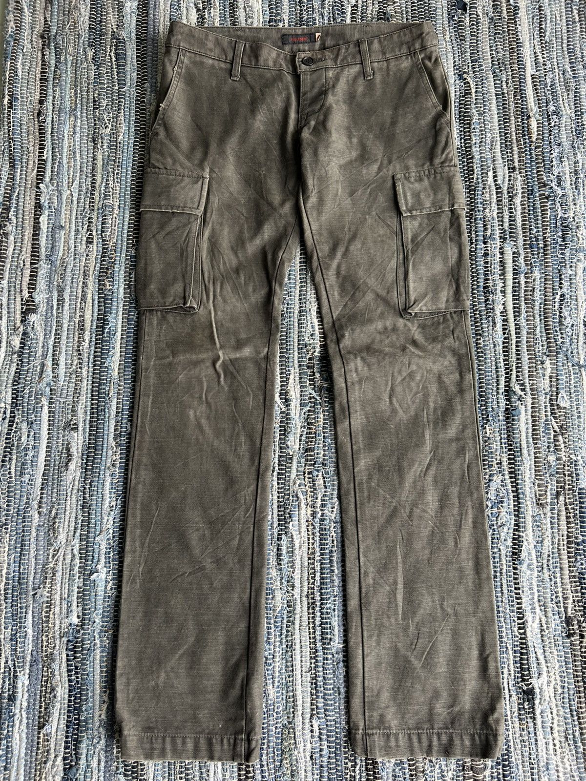 Full Count & Co. × Moleskine × Vintage Vintage Full Count 🇯🇵 Moleskin Cargo Military Trousers Pants Size US 28 / EU 44 - 2 Thumbnail