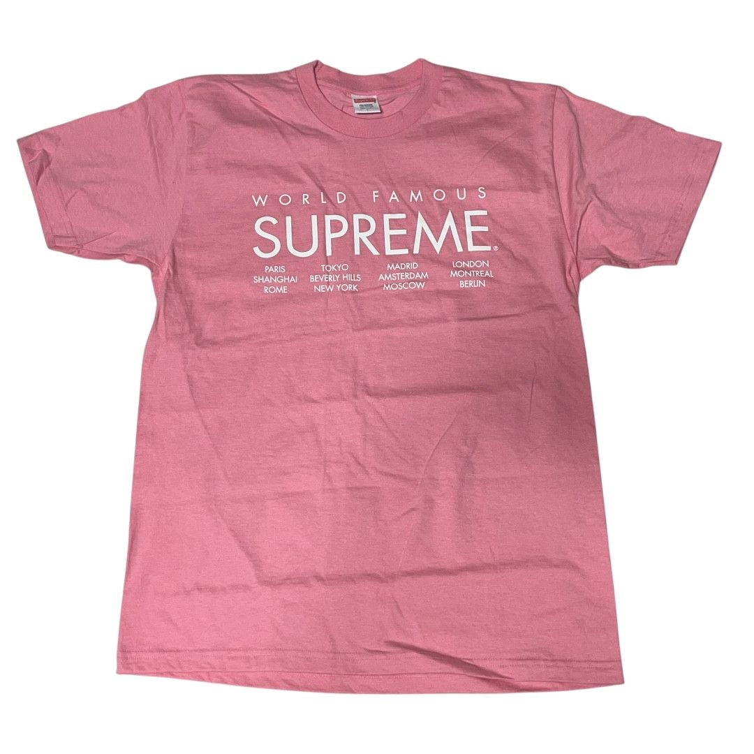トップス 00s supreme world famous tee L Shop supreme world famous tee on Sale
