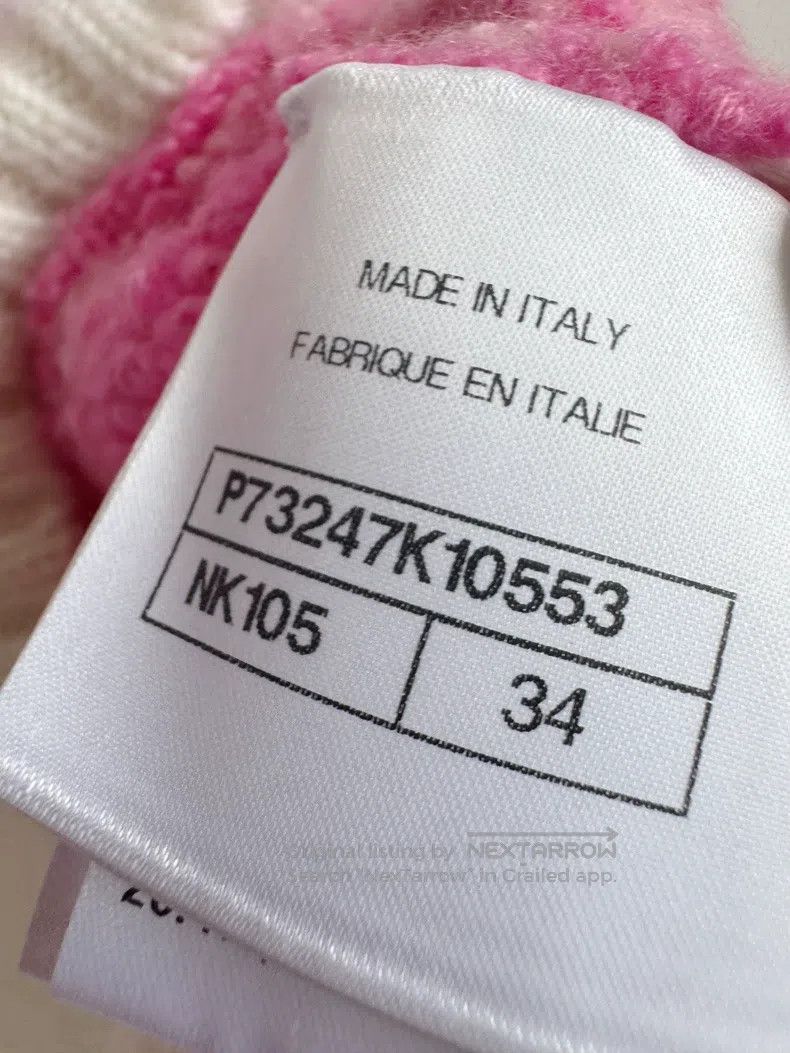 Chanel Chanel 22N Ski Series Pink Cashmere No. 5 Turtleneck Sweat Size XXS / US 00 / IT 34 - 7 Thumbnail