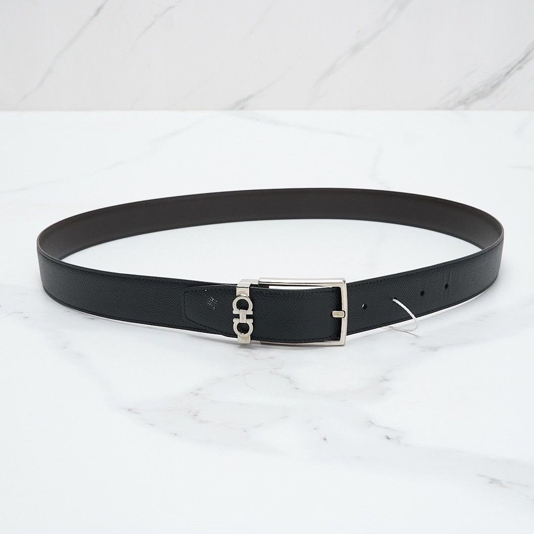 Salvatore Ferragamo Ferragamo Men's Horseshoe Buckle Belt Size ONE SIZE - 1 Thumbnail