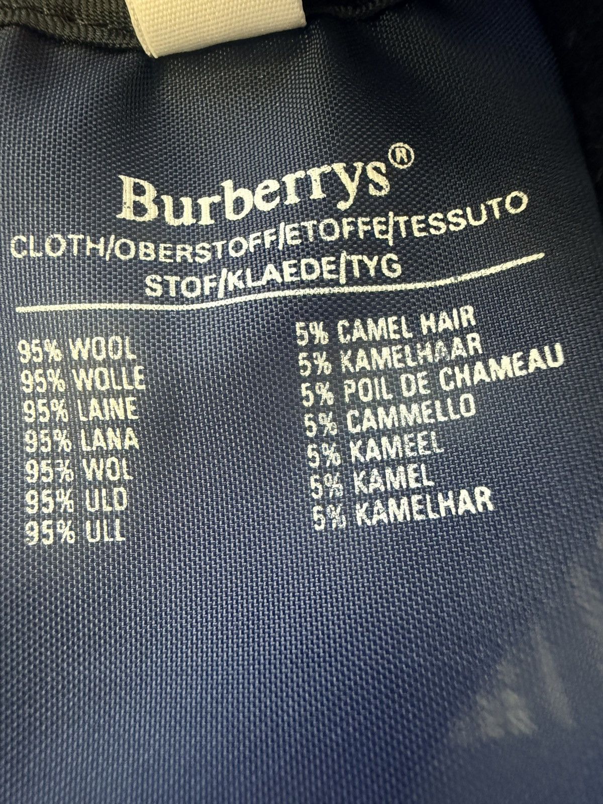 Burberry Vintage Burberrys Wool Camel Hair Zip-In Coat Liner Vest 36 Size 36R - 10 Thumbnail