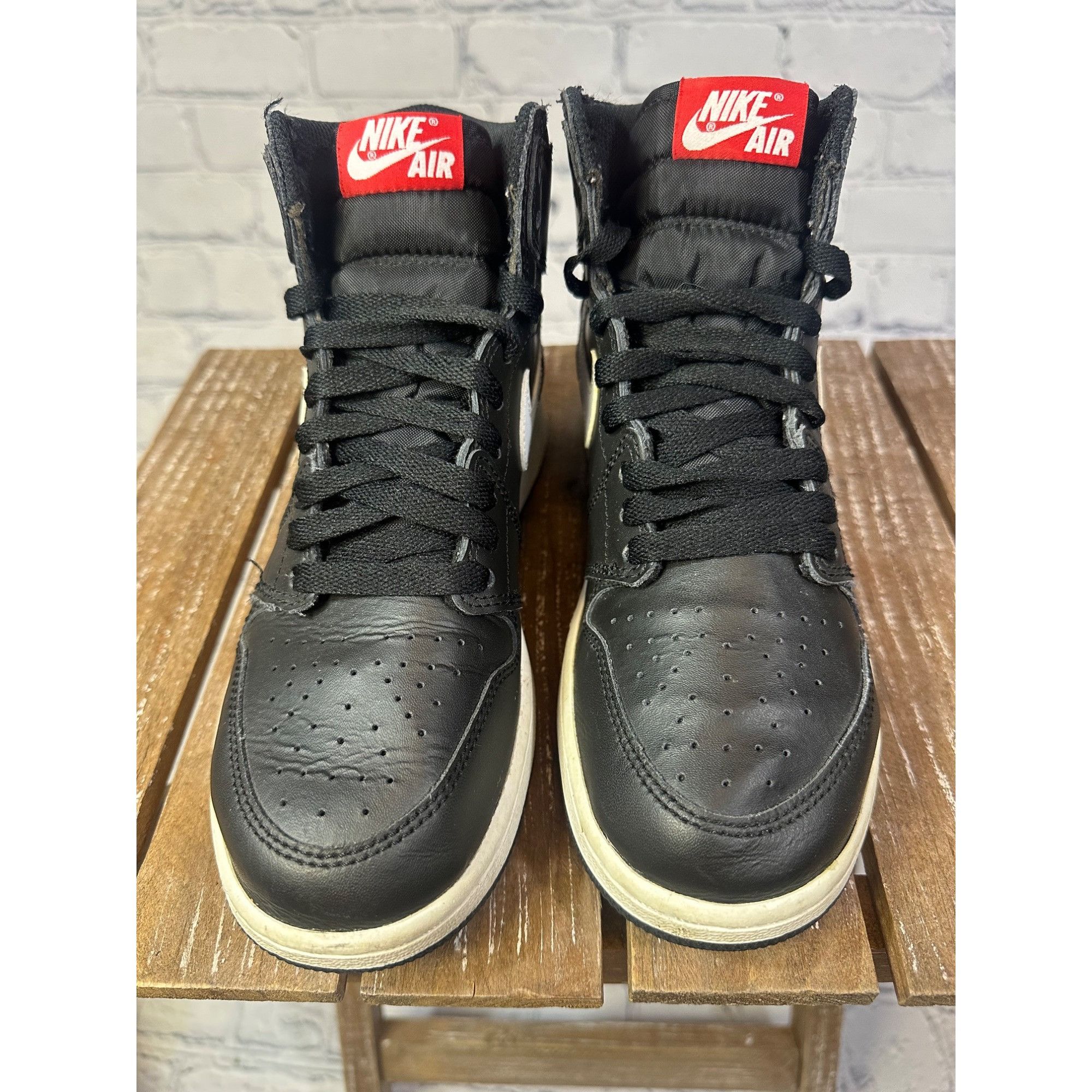 Jordan Brand Jordan 1 Retro Yin Yang Black ( GS) Size US 5.5 / EU 38 - 2 Thumbnail
