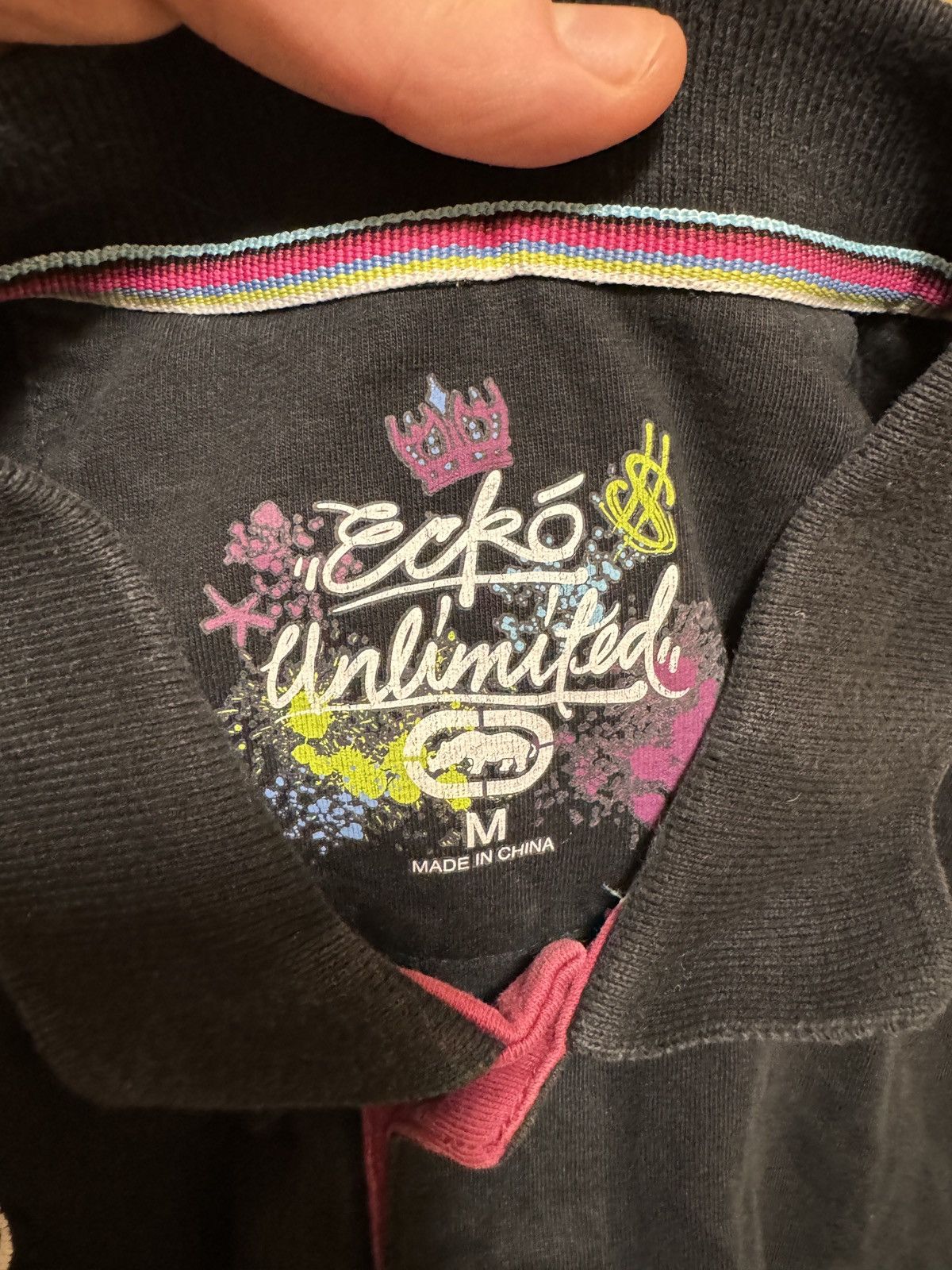 Ecko Unltd. × Polo Ralph Lauren Vintage Ecko Unltd. Polo Ralph Lauren style distressed polo Size US M / EU 48-50 / 2 - 11 Thumbnail