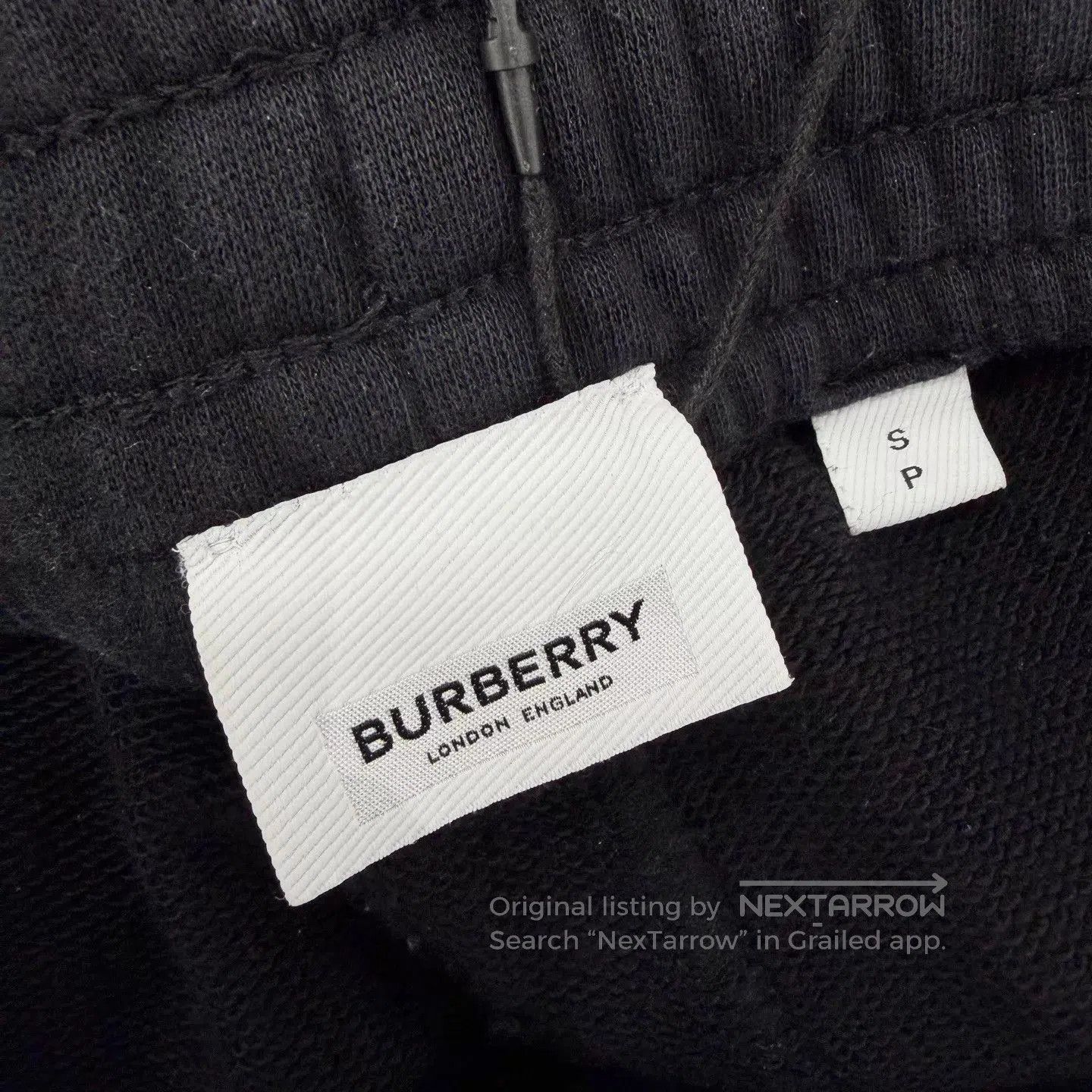 Burberry Black Jogger Sweatpants with Logo. Size US 32 / EU 48 - 4 Thumbnail