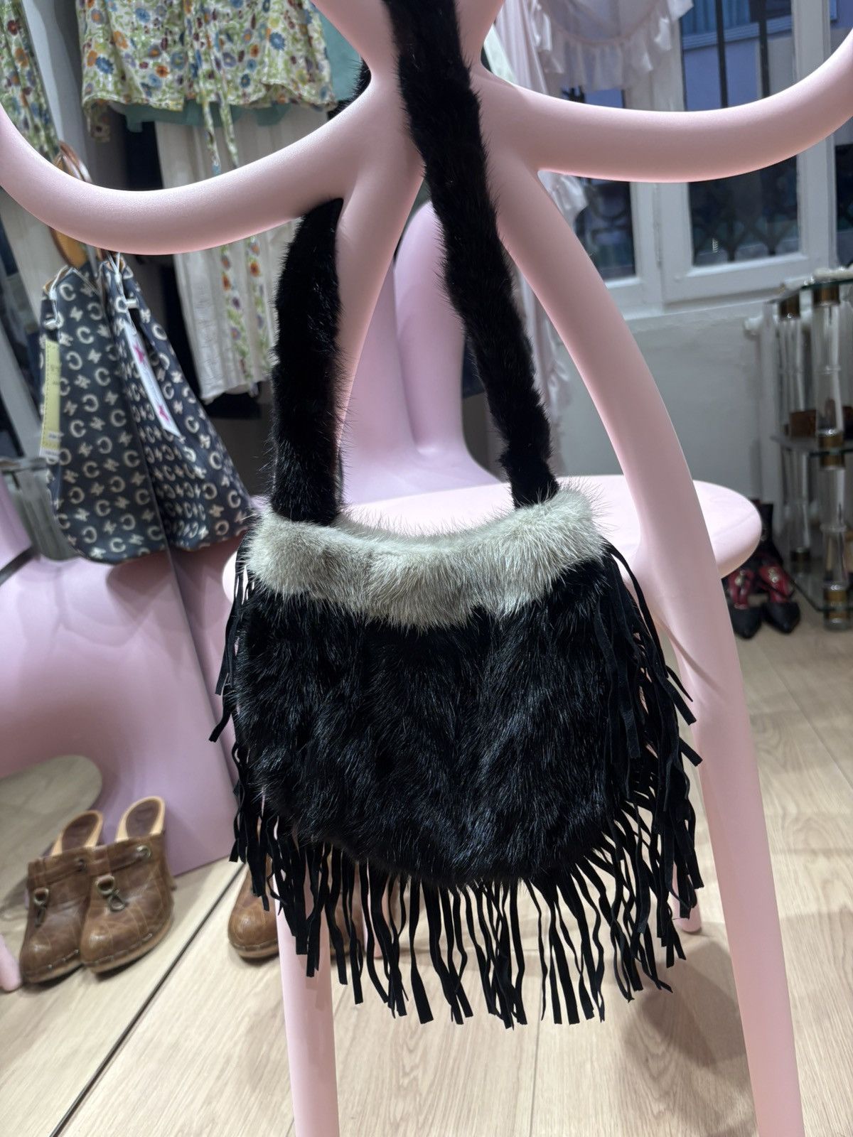 Vintage fur bag Size ONE SIZE - 8 Thumbnail