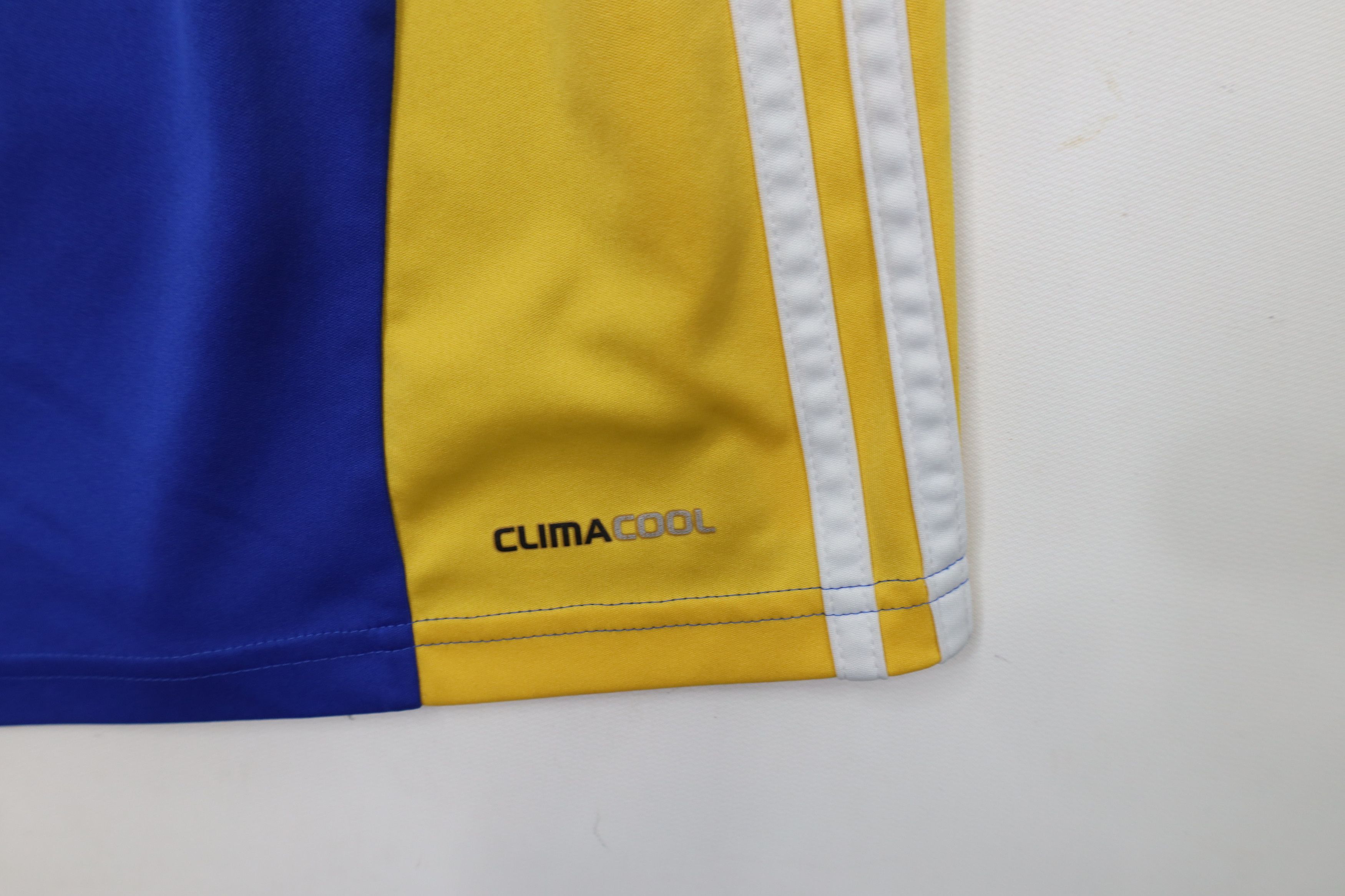 Adidas × Vintage Vintage Adidas Striped Running Jogging Soccer Shorts Blue Size US 36 / EU 52 - 13 Thumbnail