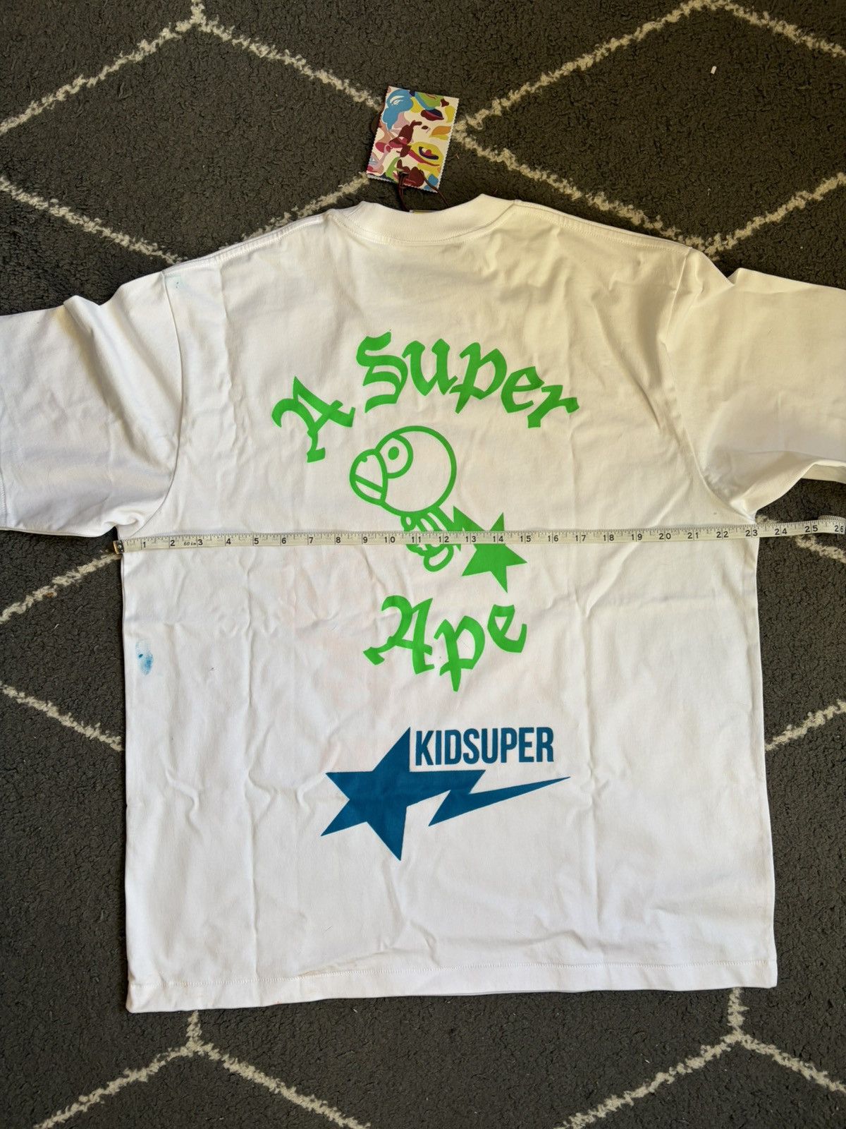 Bape BAPE x KidSuper Custom 1/1 Tee T Shirt Cereal Box Size US M / EU 48-50 / 2 - 13 Thumbnail