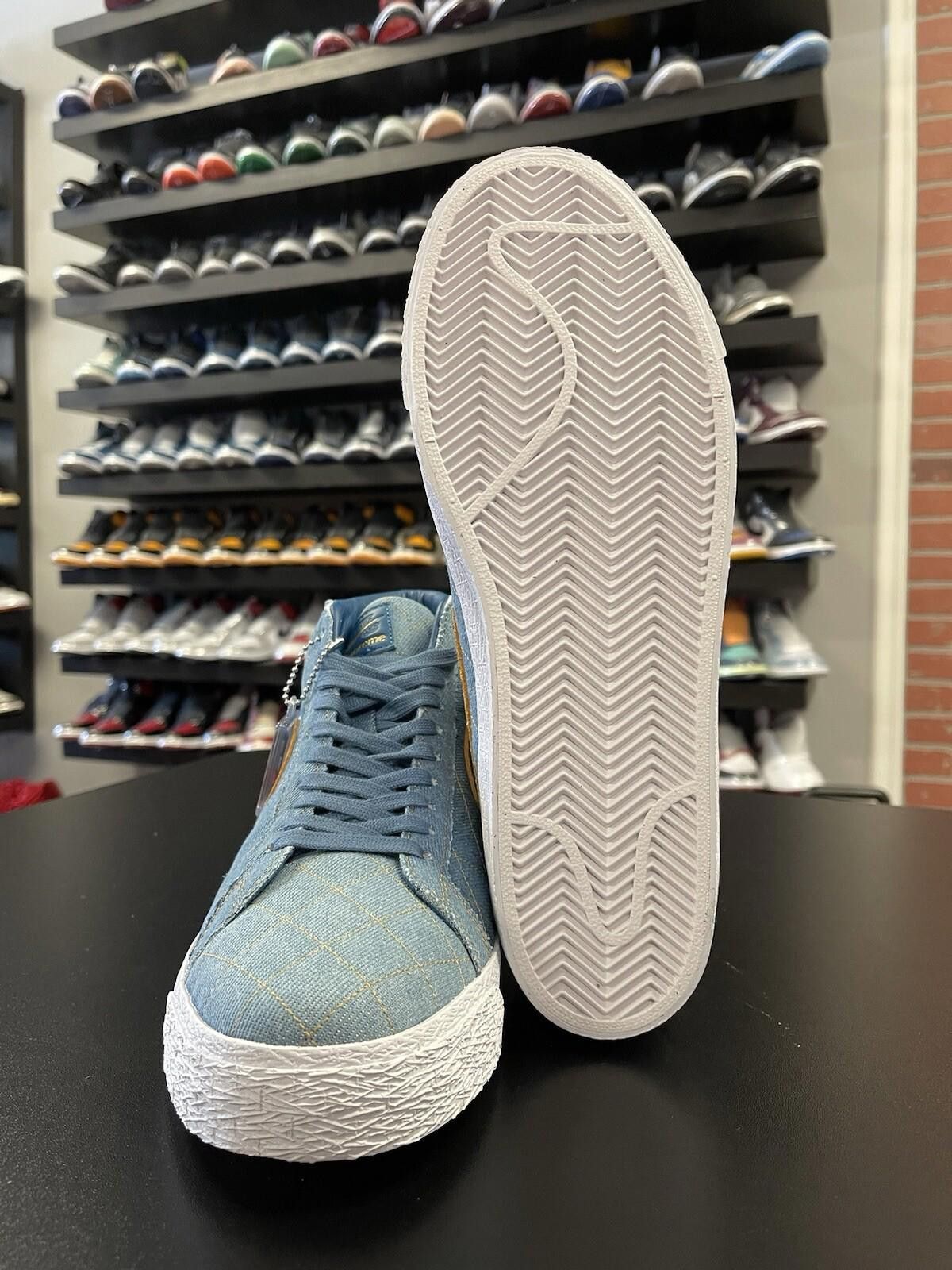 Nike Size 10 - Nike SB Zoom Blazer Mid QS x Supreme Denim 2022 Size US 10 / EU 43 - 9 Thumbnail