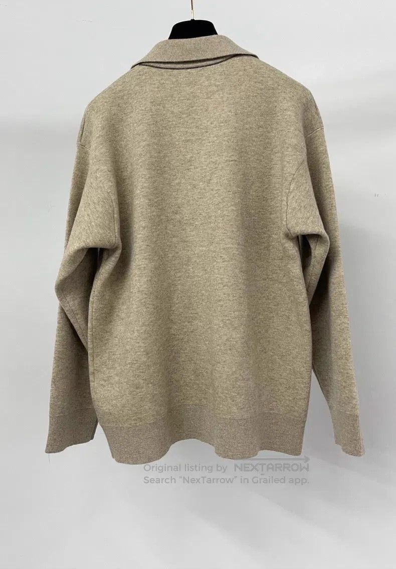 Brunello Cucinelli Brunello Cucinelli Collar Cashmere Knit Long Sleeve Top Size S / US 4 / IT 40 - 2 Thumbnail