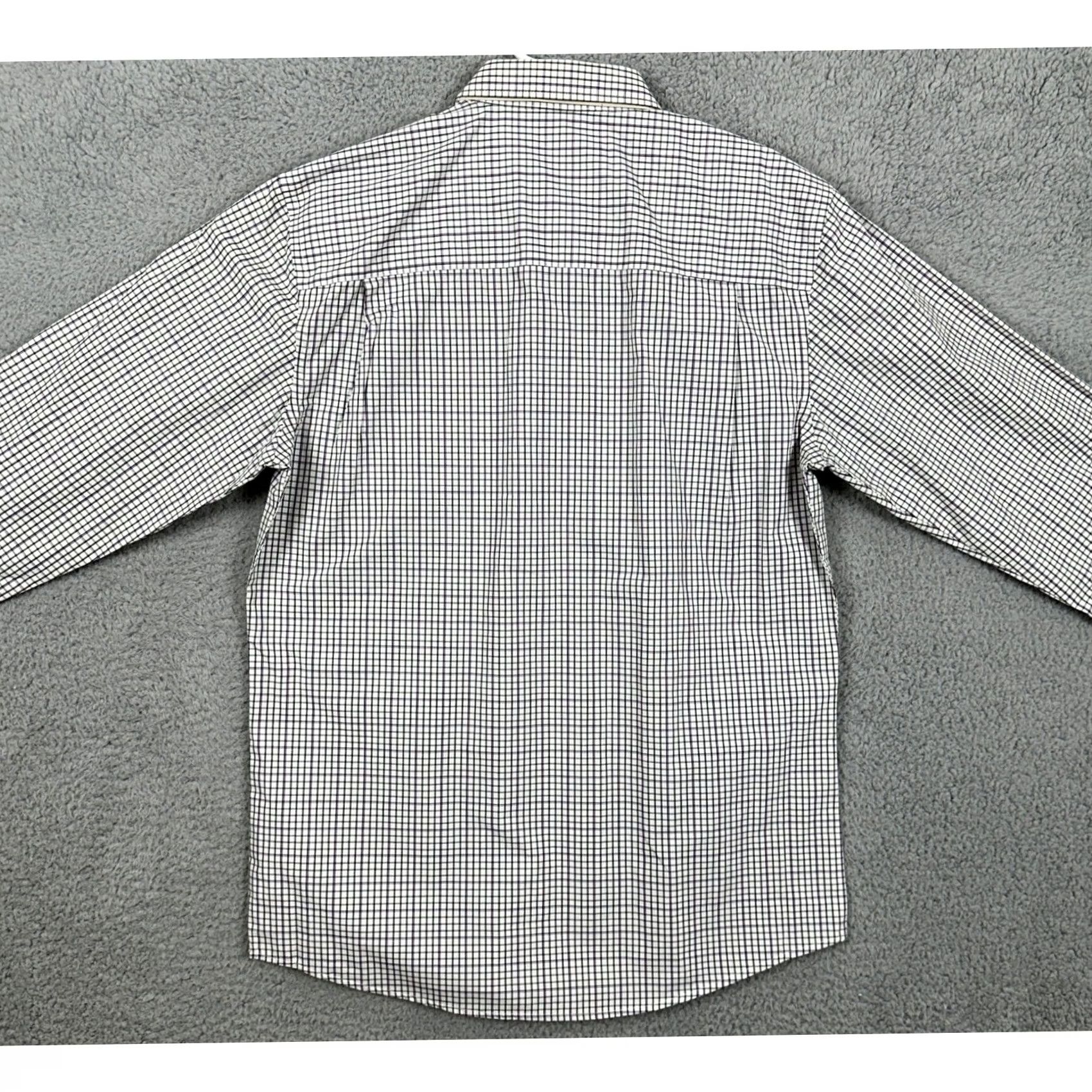 Van Heusen Van Heusen Shirt Button Up Mens Medium White Green Plaid Slim Fit Casual NEW Size US M / EU 48-50 / 2 - 3 Thumbnail