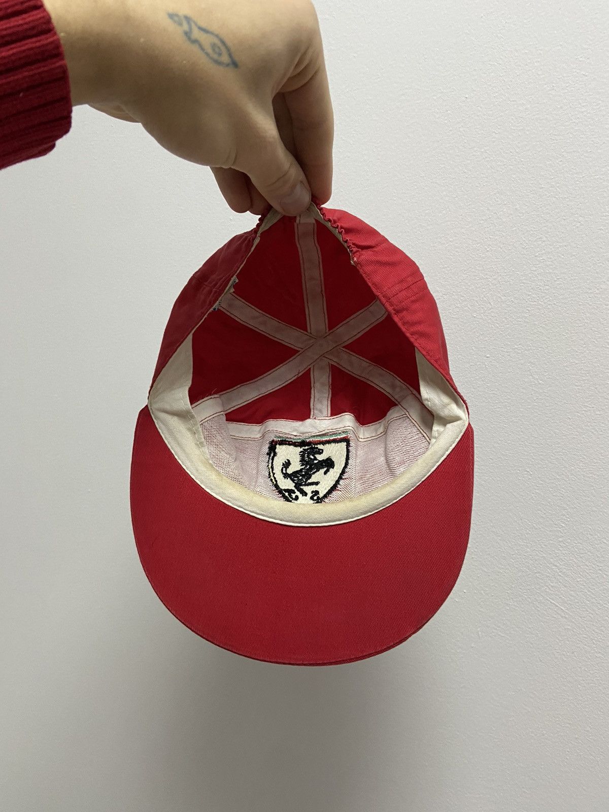 Ferrari Ferrari Vintage Cap Snapback Big Logo Embroidered F1 Size ONE SIZE - 3 Thumbnail