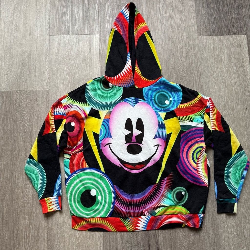 Desigual Desigual Black and Red Cartoon Sweatshirt Size S / US 4 / IT 40 - 1 Thumbnail