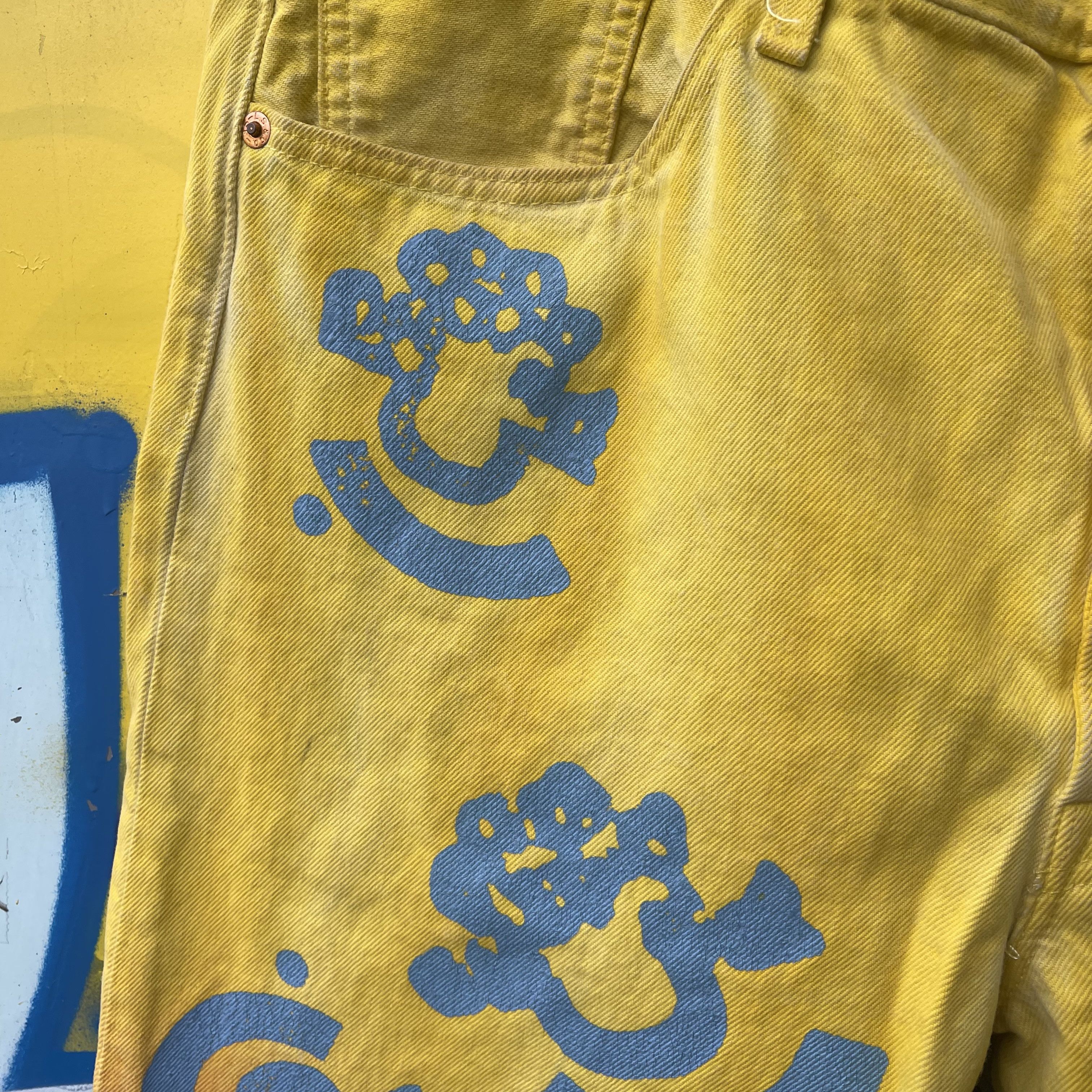 DENIM TEARS × Levi's Denim Tears x Levis Bstroy Customized to Flare Denim Pants Size US 36 / EU 52 - 6 Thumbnail