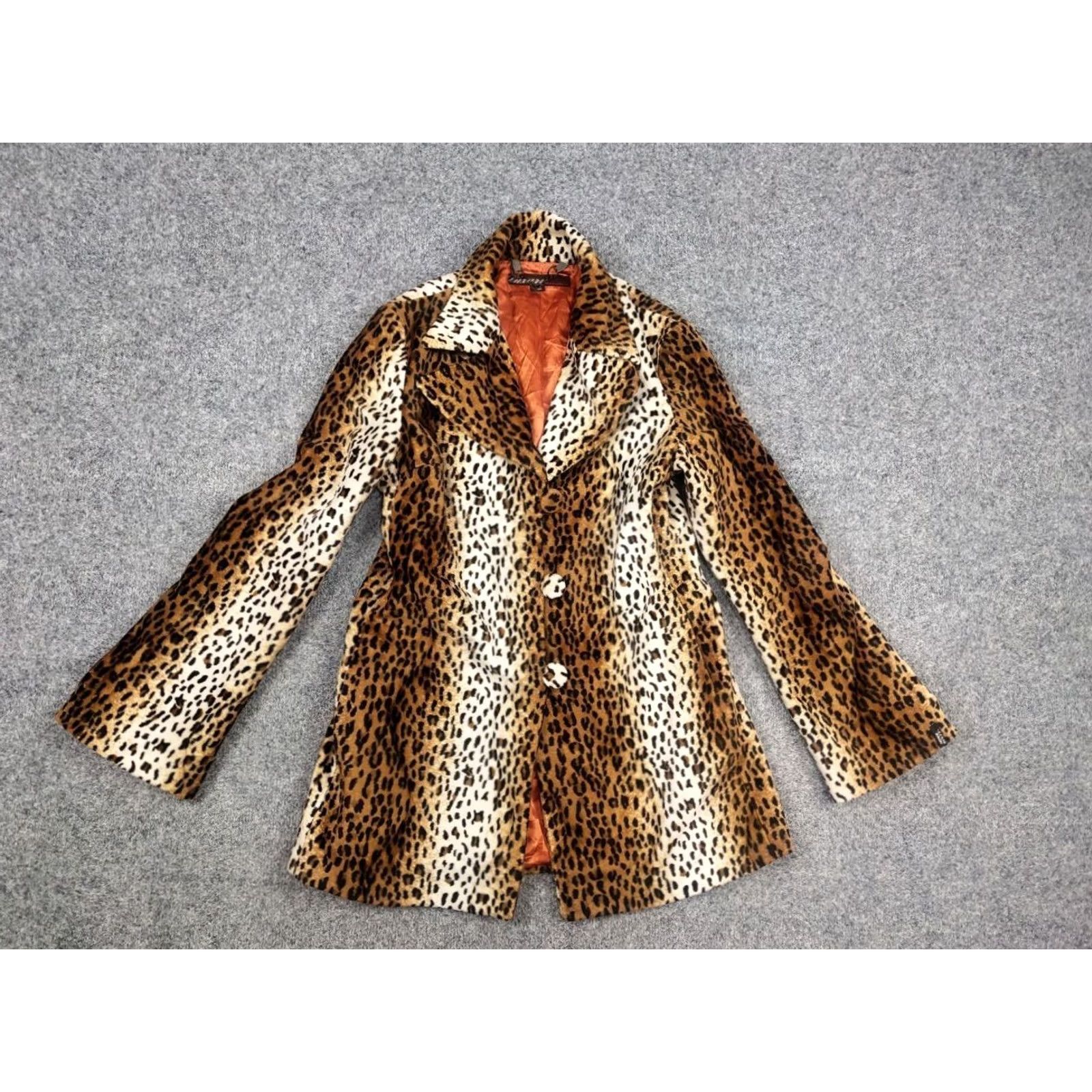 Miss Sixty Miss Sixty luxury vintage Leopard Pattern Faux Fur Coat Jacket Size S / US 4 / IT 40 - 7 Thumbnail
