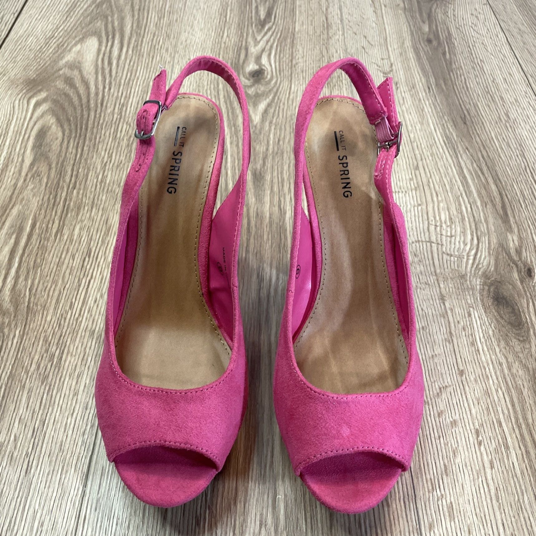 Call It Spring Call It Spring Farabee Size 9 Fuchsia Heel Open Toe Size US 9 / IT 39 - 4 Thumbnail