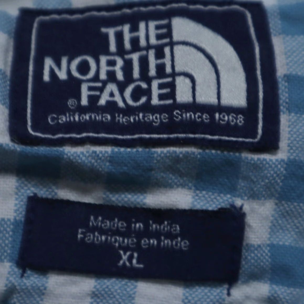 The North Face The North face Heritage Soft Botton Down Cotton Check Shirt Blue Men's XL Size US XL / EU 56 / 4 - 5 Thumbnail
