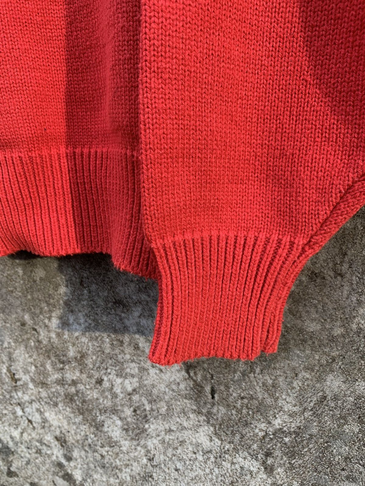 Hugo Boss × Vintage Vintage 80s Hugo Boss embroidered knit sweater Size US L / EU 52-54 / 3 - 3 Thumbnail