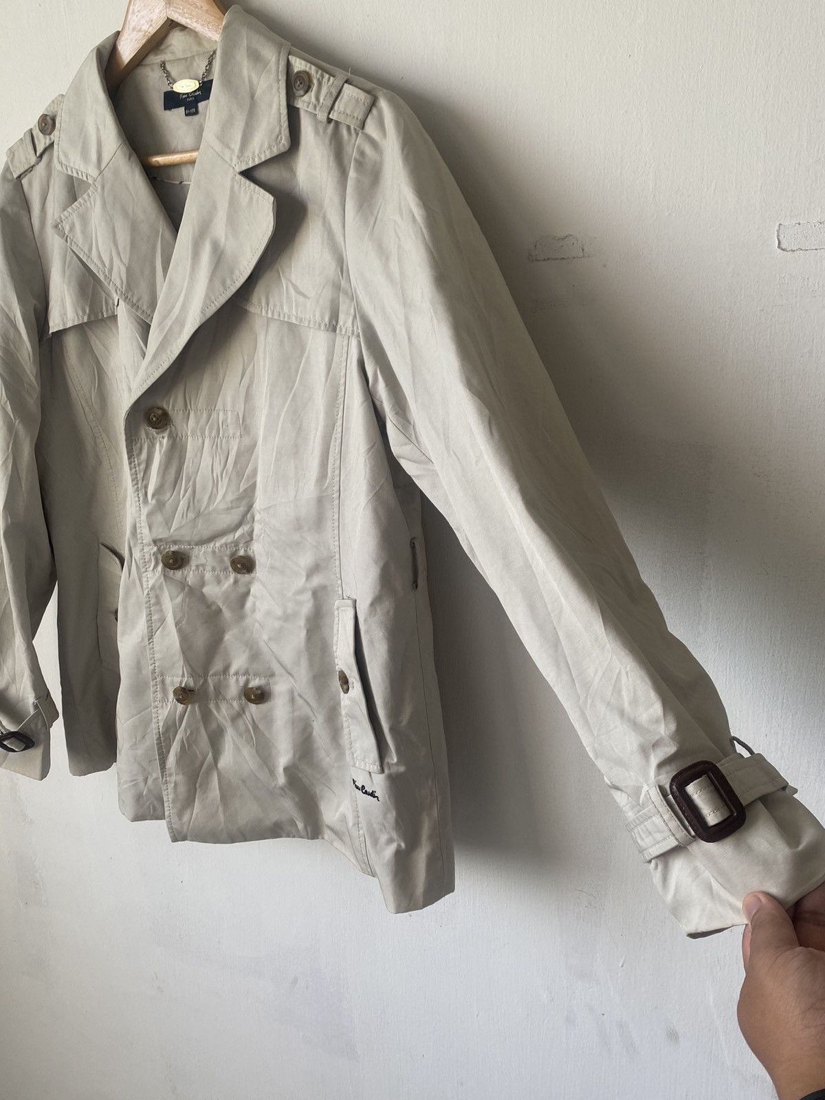 Japanese Brand × Pierre Cardin Pierre Cardin Trench Jacket Stylish & Lightweight Outerwear Size 40L - 6 Thumbnail
