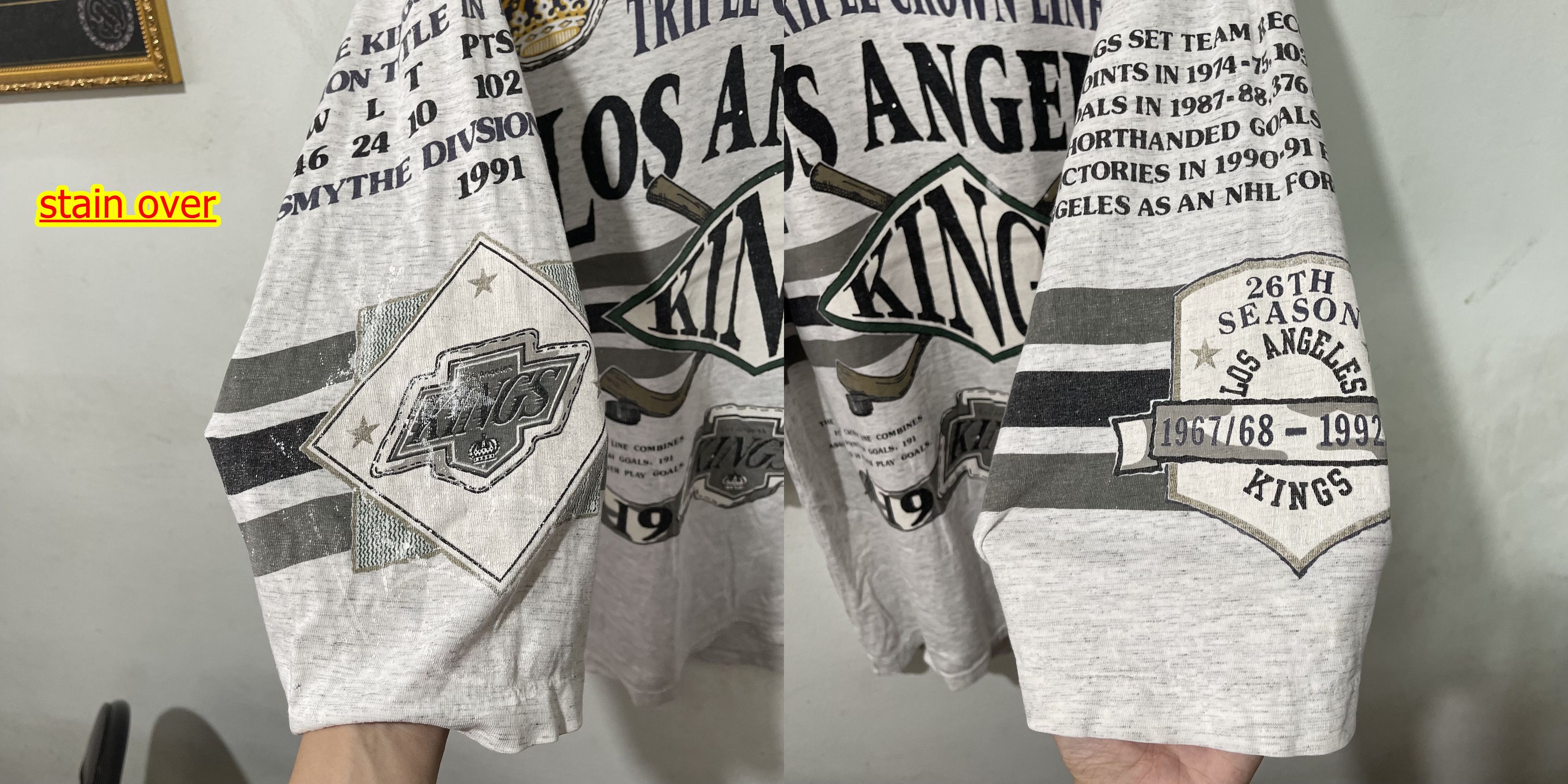 NFL Vintage 1981 Los Angeles Kings NHL Jeresy Shirt Size US L / EU 52-54 / 3 - 9 Thumbnail