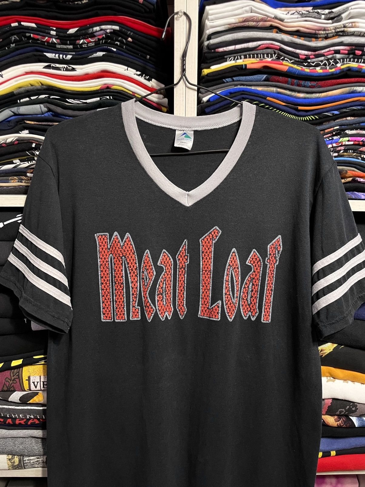 Band Tees Vintage 00s Meat Loaf 07 Rock Band T-Shirt Jersey Faded Size US L / EU 52-54 / 3 - 4 Thumbnail