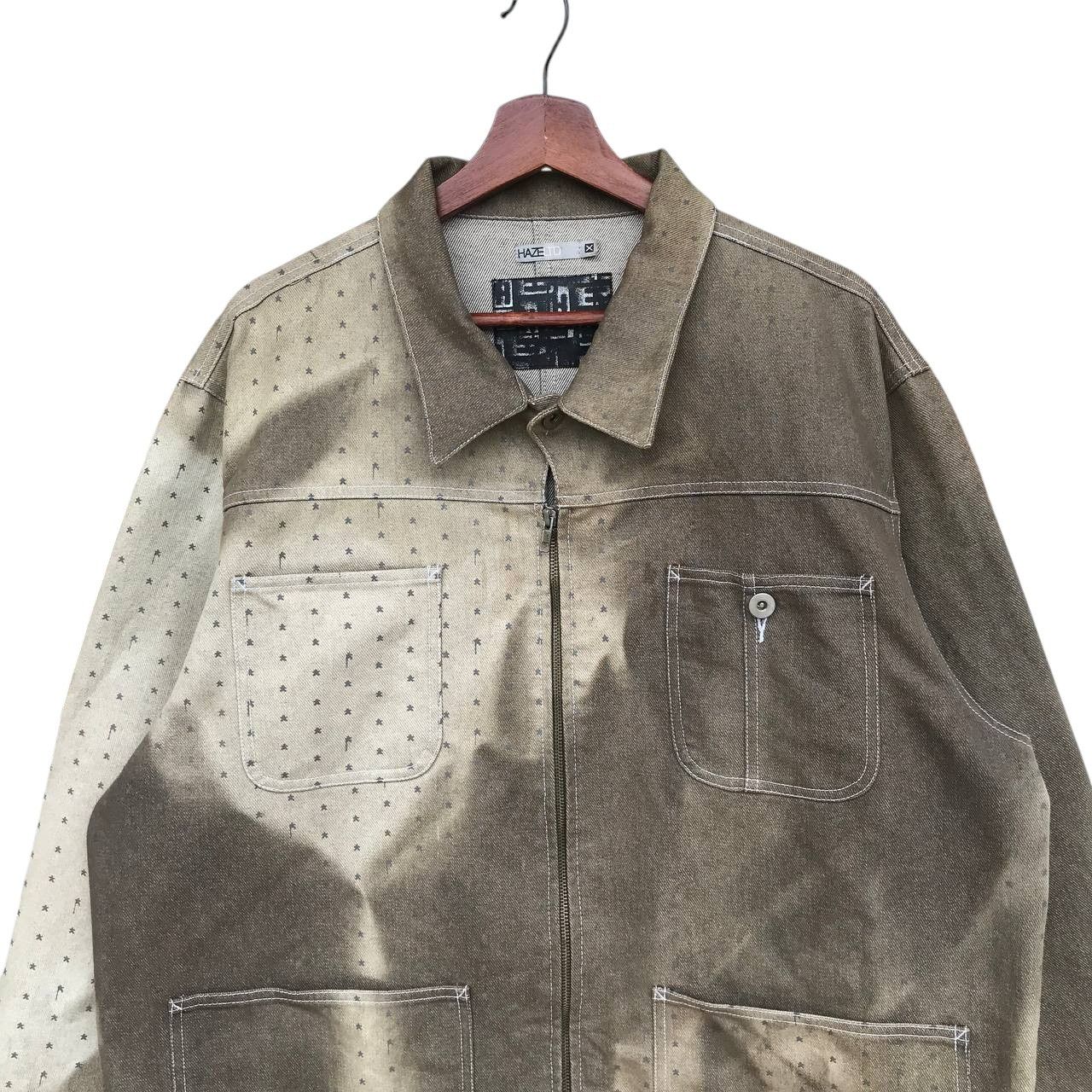 Haze × Japanese Brand VINTAGE HAZE FADED CHORE JACKET PAINTED DOT Size US XL / EU 56 / 4 - 12 Thumbnail