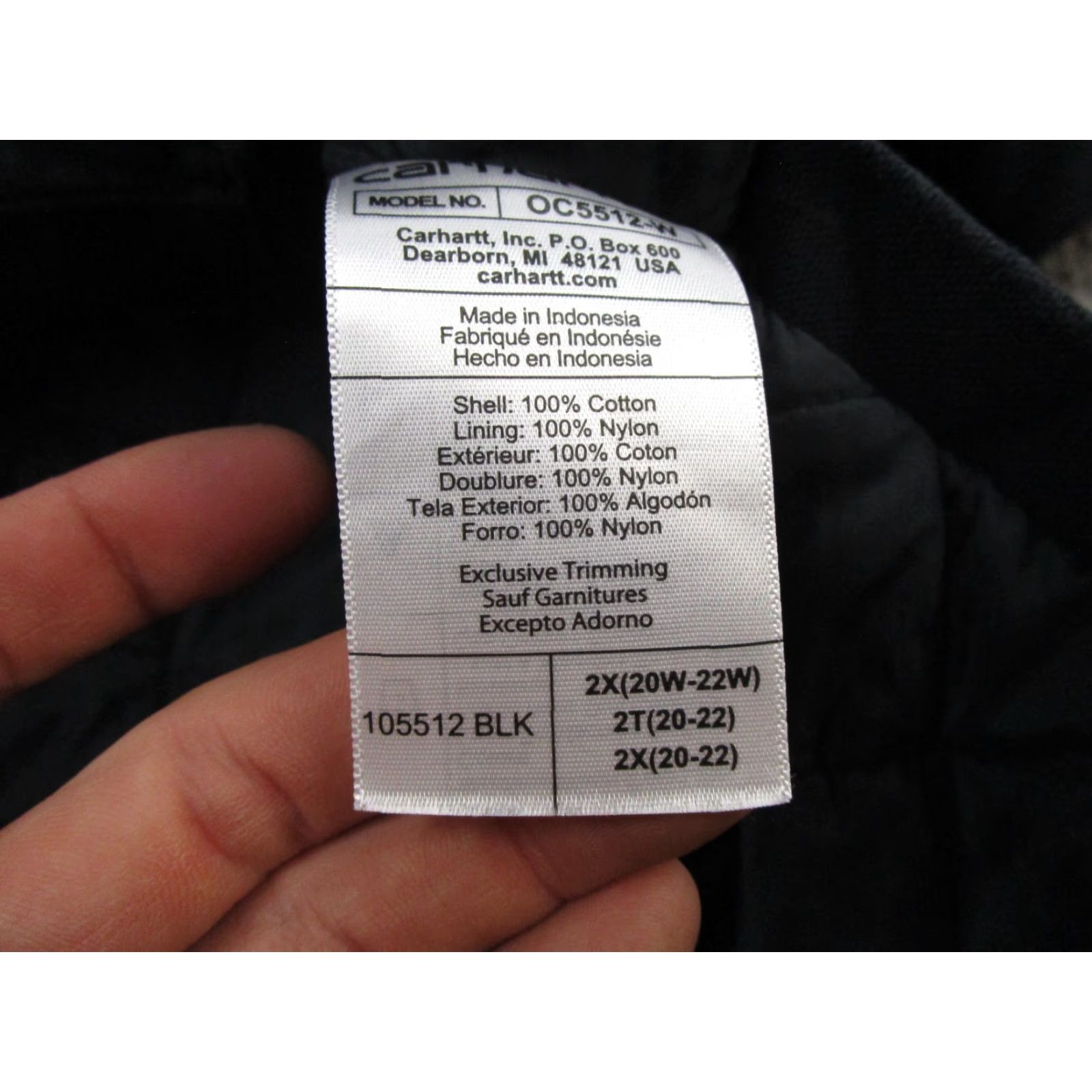 Carhartt Carhartt Jacket Womens 2X Field Lined Duck Canvas Sherpa Work OJ-5512-W Jacket Size XXL / US 16-18 / IT 52-54 - 3 Thumbnail
