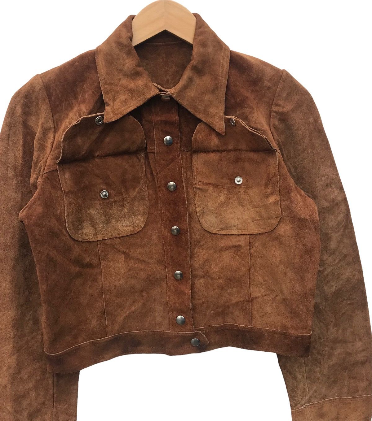 Leather Custom Made Women Suede Leather Jacket Size M / US 6-8 / IT 42-44 - 7 Thumbnail