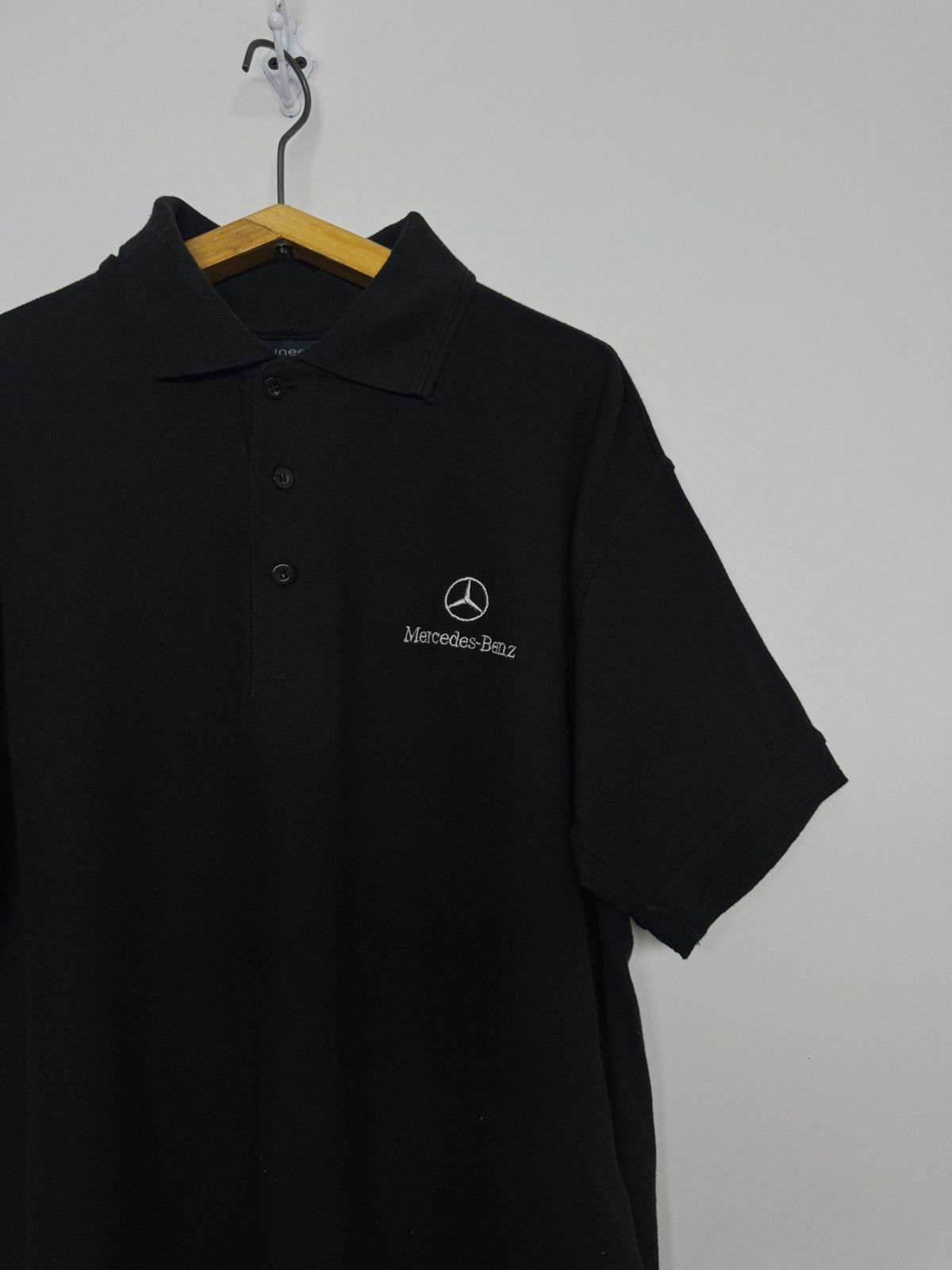 Mercedes-Benz Vintage Y2k Mercedes Bens Polo T-Shirt 00’s Size US M / EU 48-50 / 2 - 5 Thumbnail