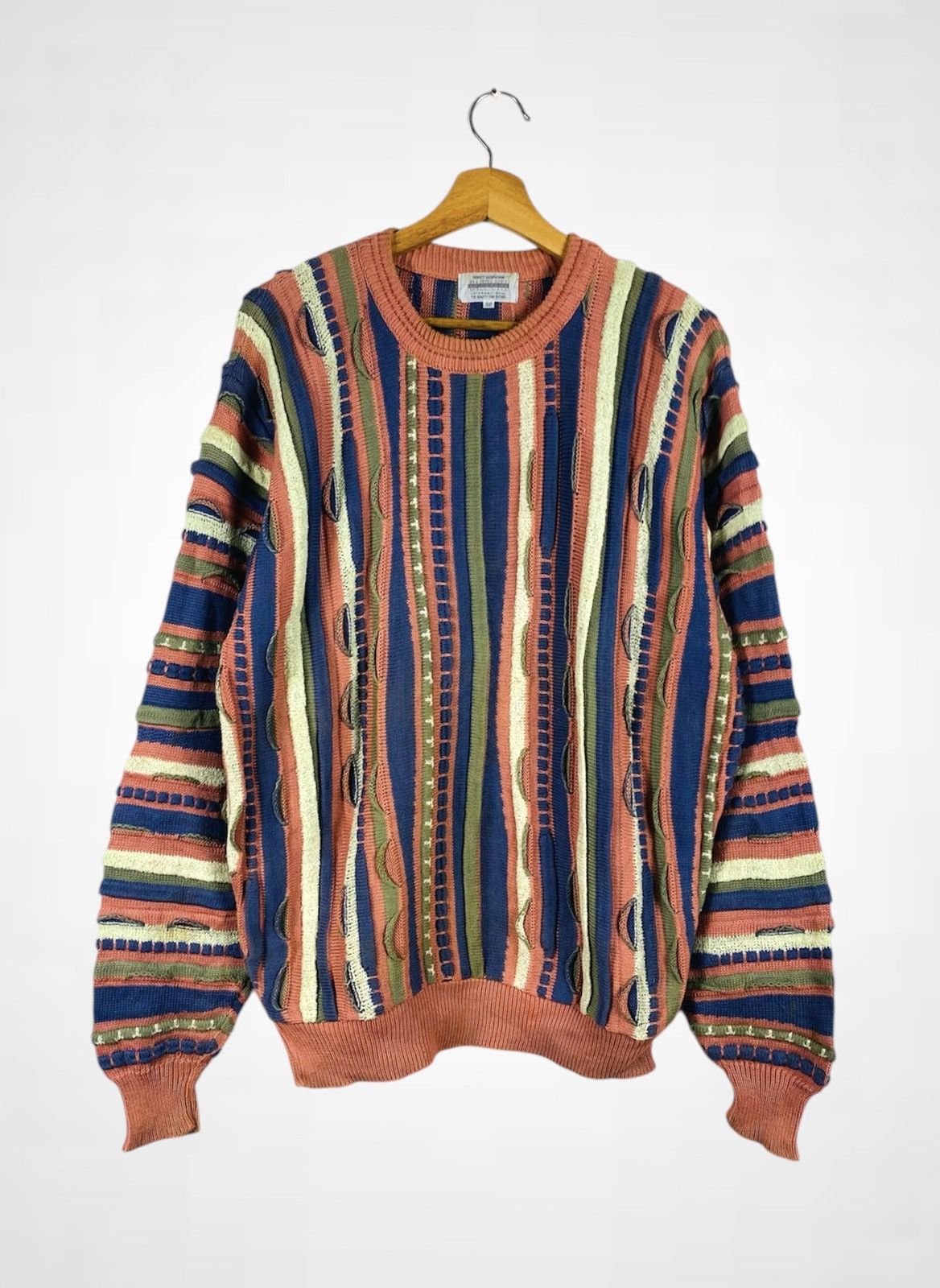 Homespun Knitwear Vintage Bazzanti Inpires Coogi Cardigan Sweaters Size US L / EU 52-54 / 3 - 1 Thumbnail
