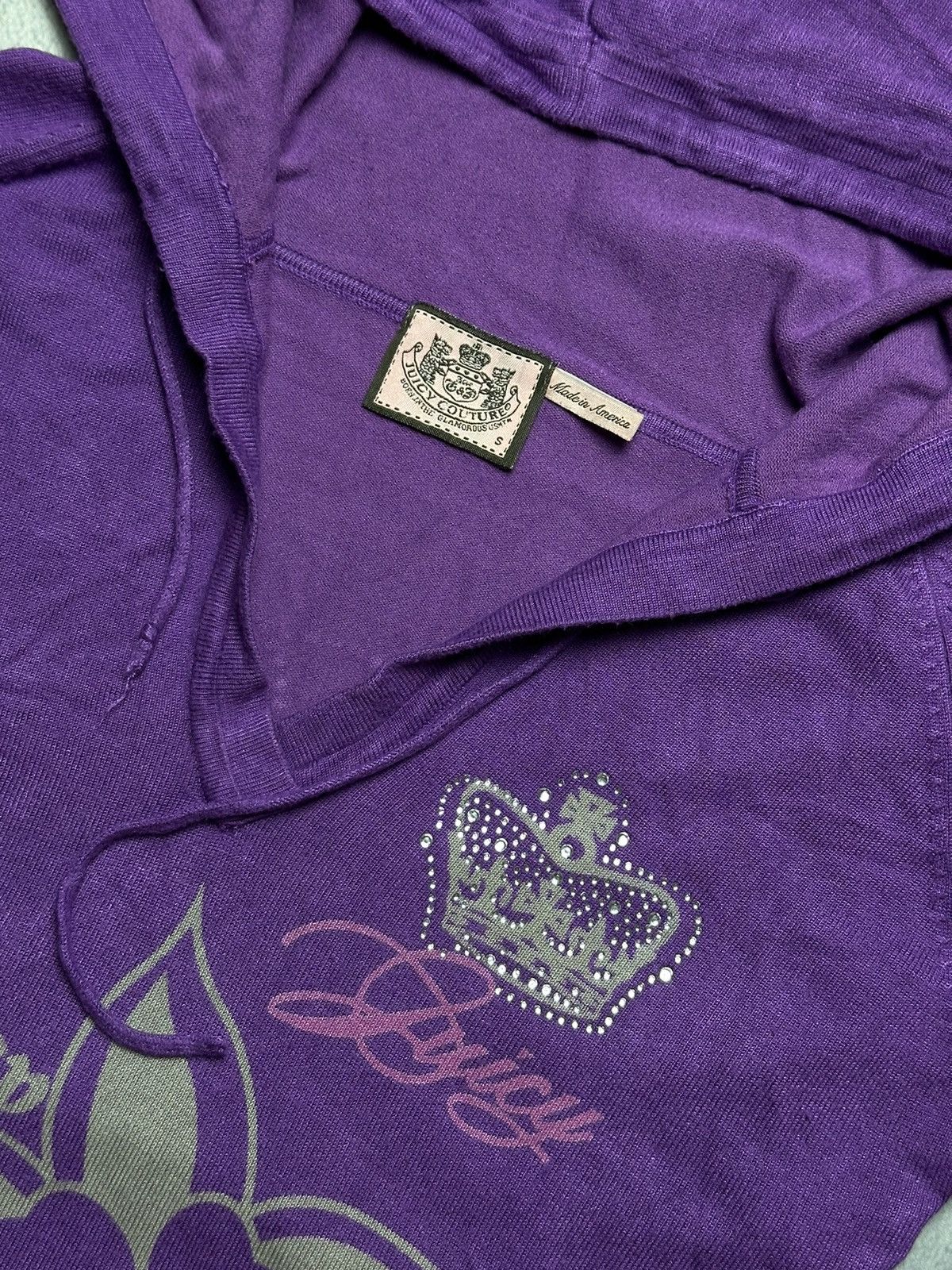 Juicy Couture Juicy Couture Hoodie Dress Tunik Vintage Made in America USA Size S / US 4 / IT 40 - 17 Thumbnail