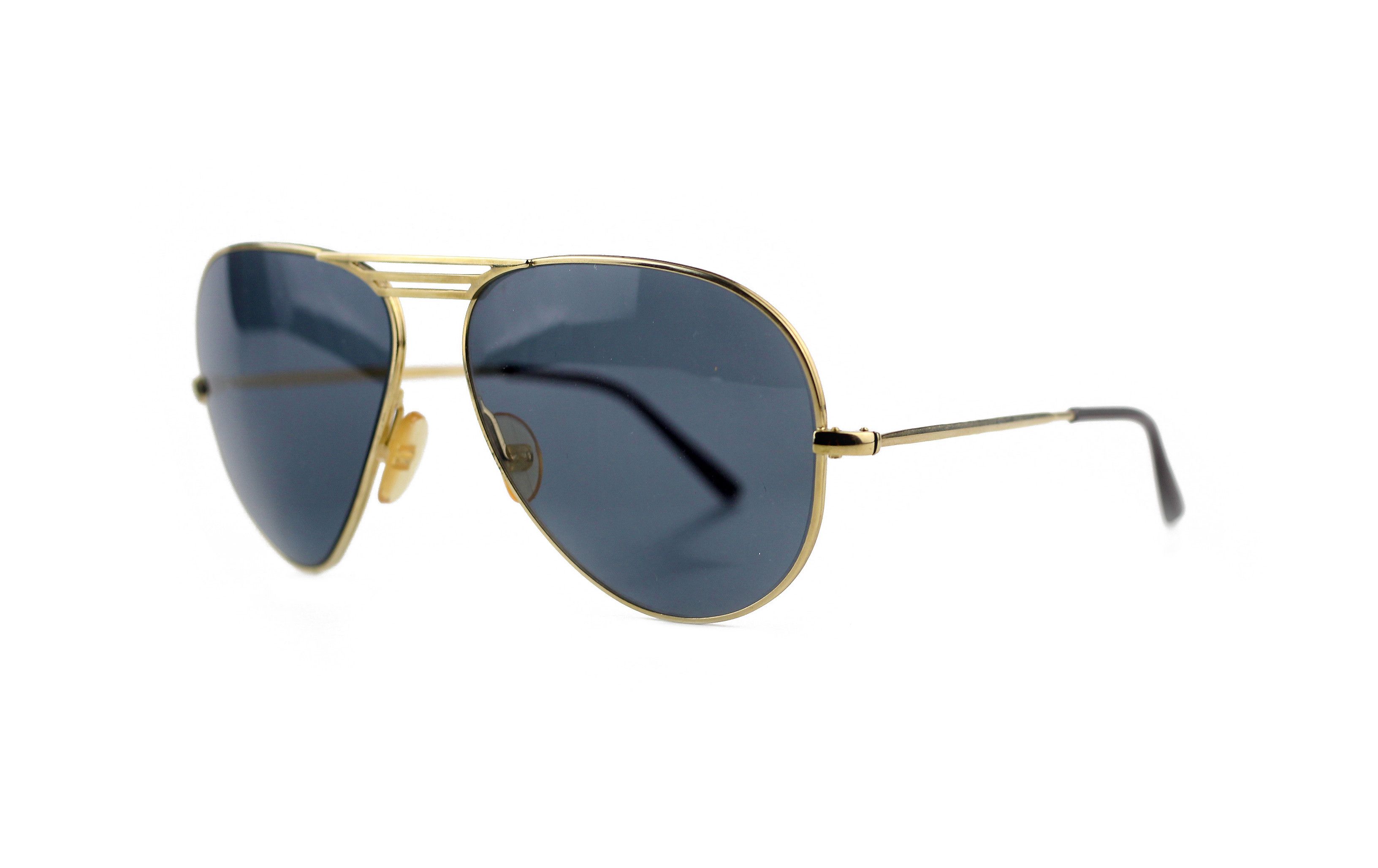 NOS 80s vintage CEBE Morez aviator sunglasses OG DS