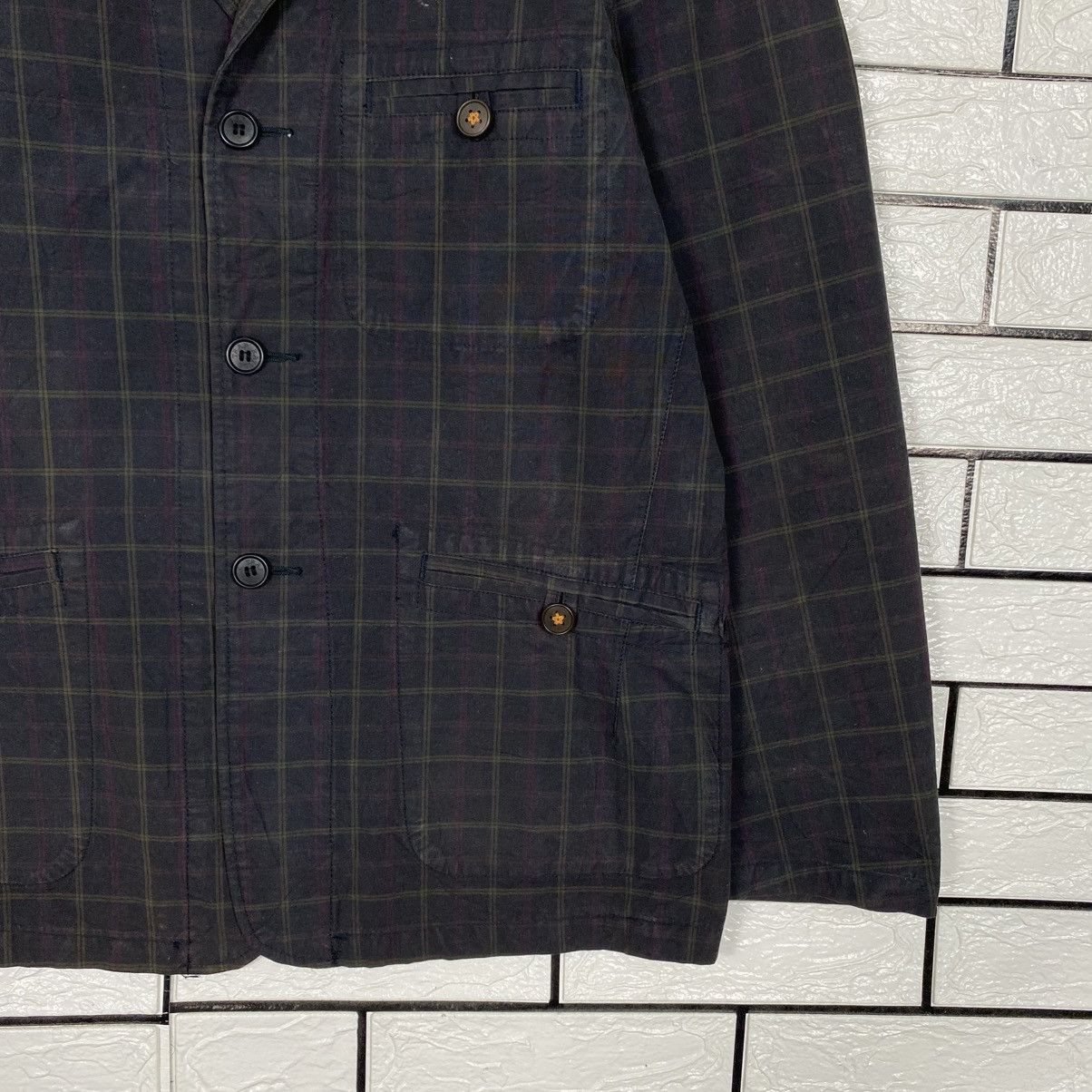 Japanese Brand 📌Vintage Chore Work Jacket Rattle Trap Tartan Issey Miyake Size US M / EU 48-50 / 2 - 6 Thumbnail