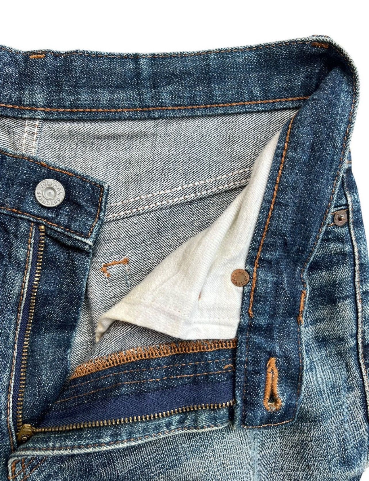 Johnbull Vintage John Bull Japan Distressed Denim Jeans 31x30 Size US 31 - 9 Thumbnail