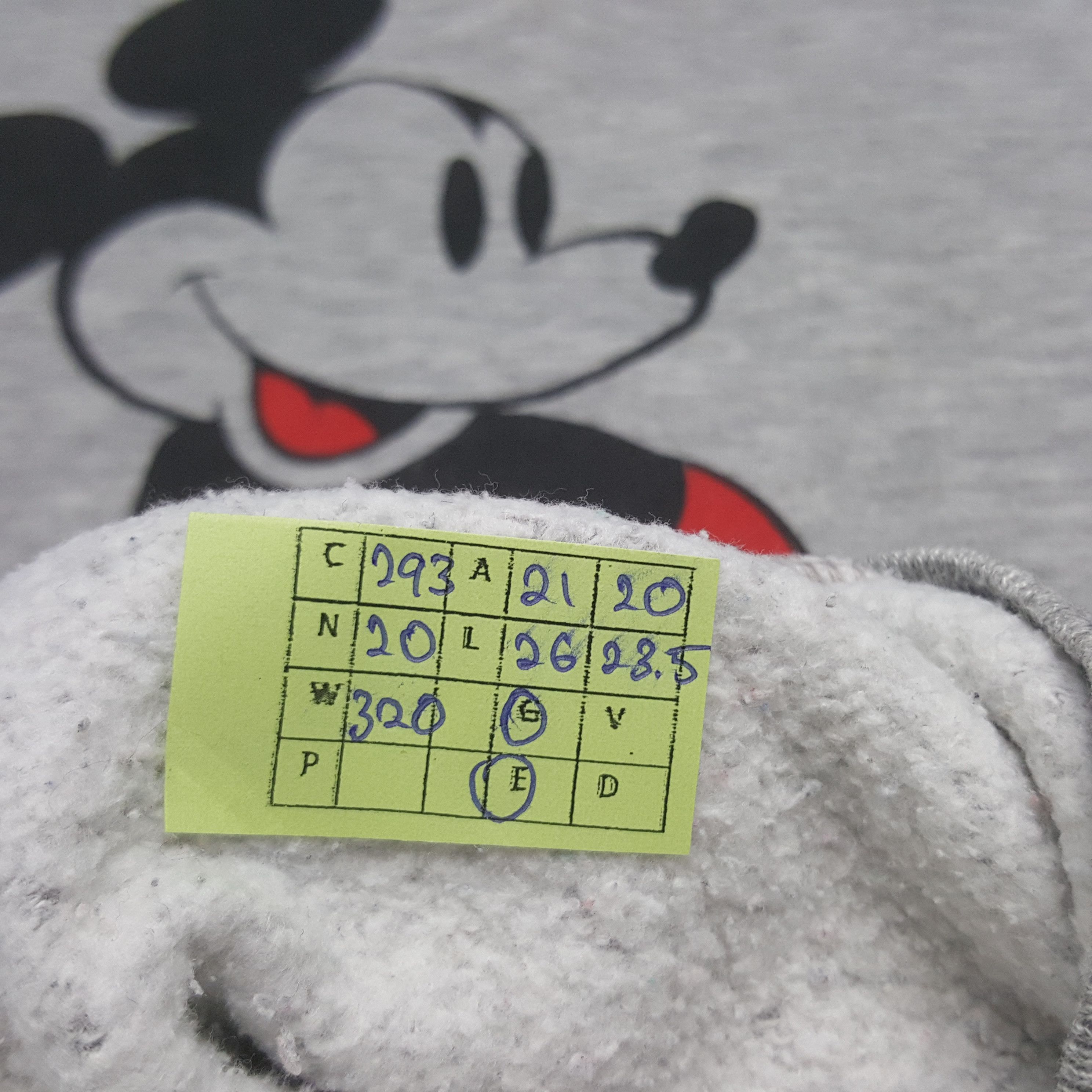 Mickey Mouse Vintage Mickey Mouse Disney Cartoon Sweatshirt C293N20 Size US M / EU 48-50 / 2 - 5 Thumbnail