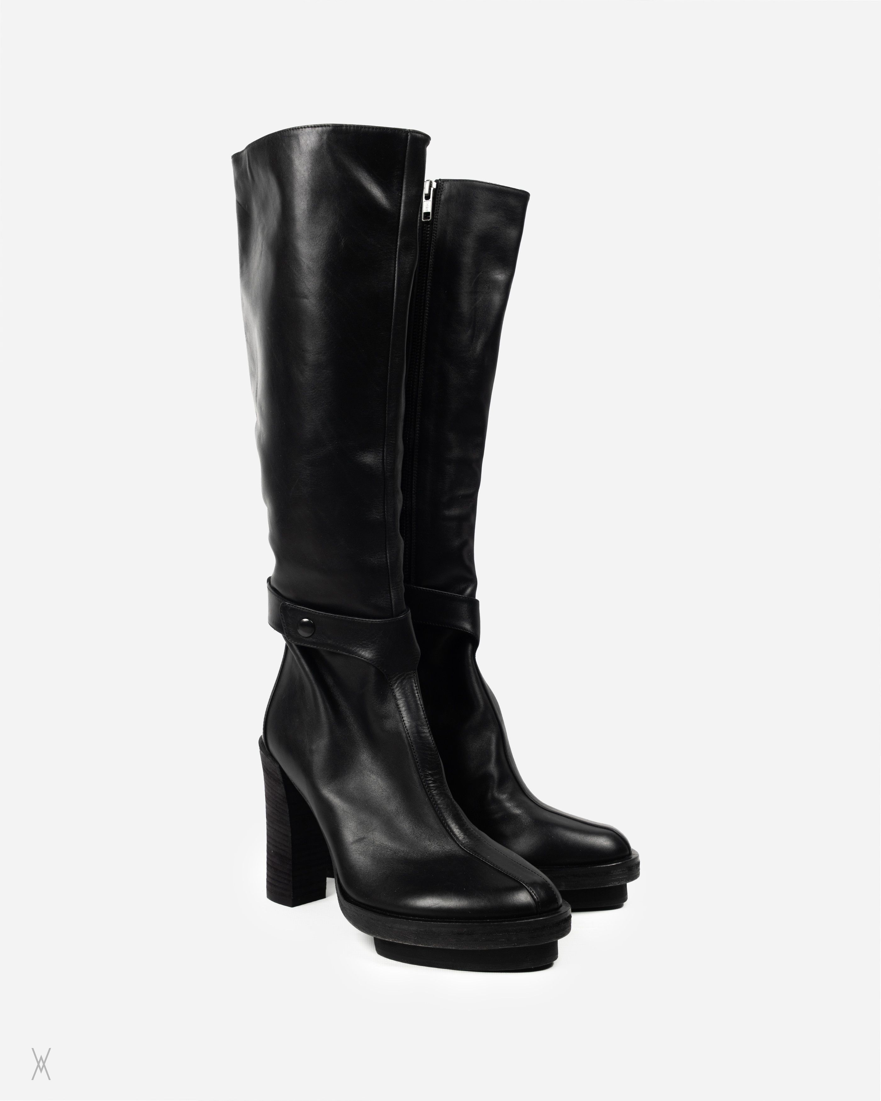 Ann Demeulemeester Ann Demeulemeester Tall Platform Boots Size US 9 / IT 39 - 1 Thumbnail