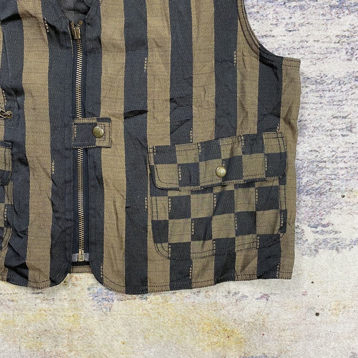 Fendi Vintage Fendi jeans vest Size US L / EU 52-54 / 3 - 3 Thumbnail