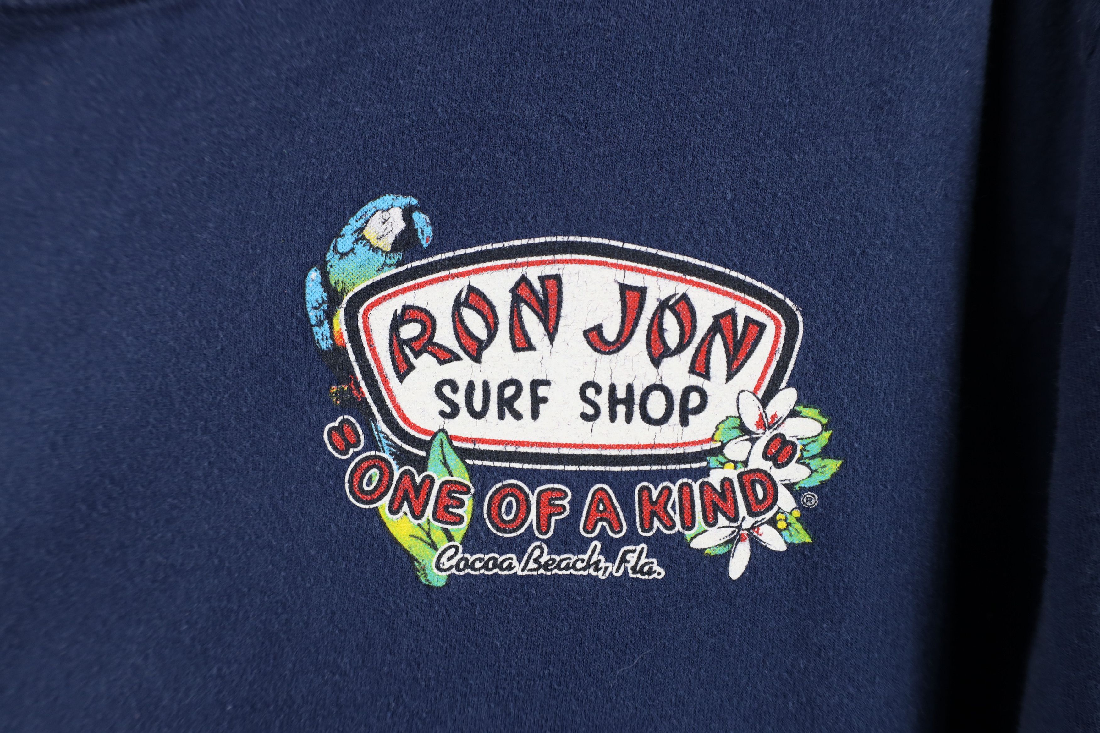Vintage Vintage Ron Jon Surf Shop Spell Out Surf Long Sleeve T-Shirt Size US M / EU 48-50 / 2 - 4 Thumbnail