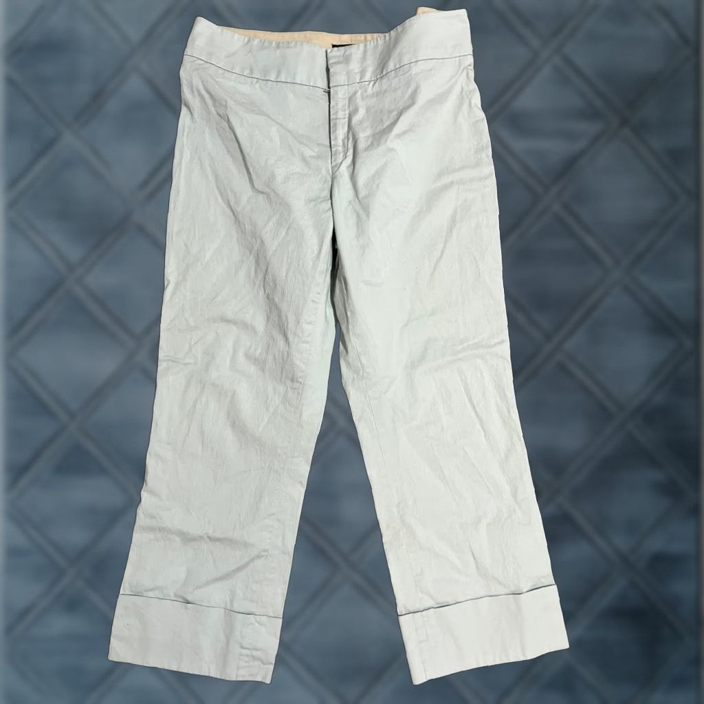 Banana Republic Banana Republic Martin-Fit Pants Women 12 Dress Pants Adult Regular Cropped Blue Cotton Blend Solid Womens Size 34" / US 12 / IT 48 - 1 Thumbnail