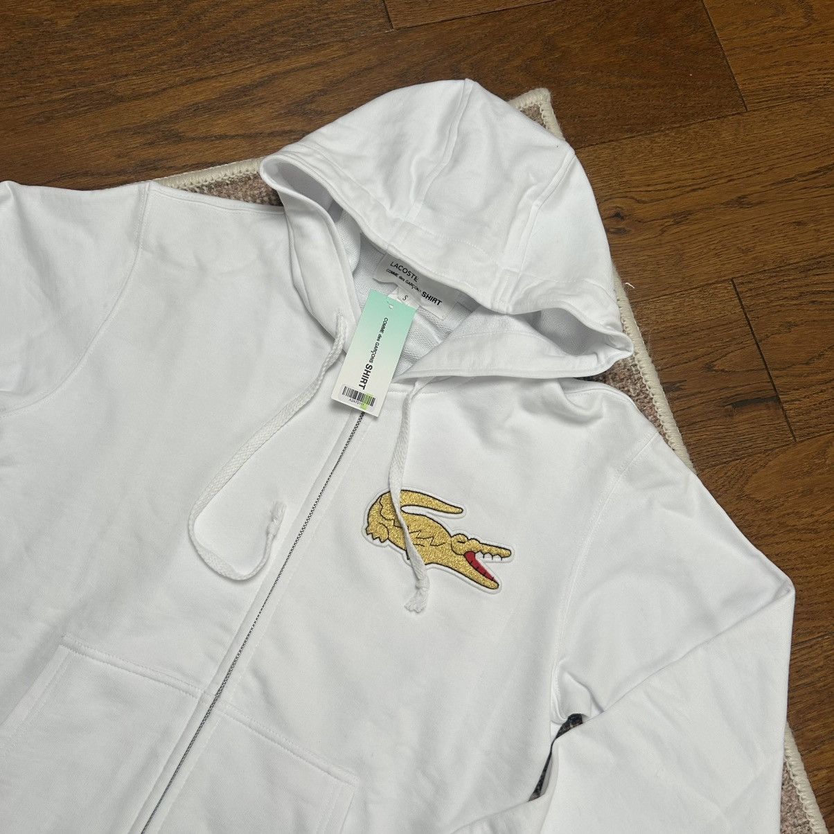 Comme des Garcons SHIRT × Lacoste Comme des garcons shirt x Lacoste white zip up hoodie Size US S / EU 44-46 / 1 - 2 Thumbnail