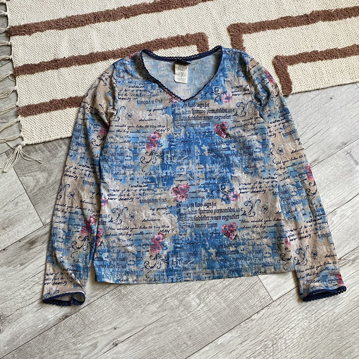 20471120 VINTAGE FILATI 90s LIKE JEAN PAUL GAULTIER MESH LONGSLEEVE Size L / US 10 / IT 46 - 1 Thumbnail
