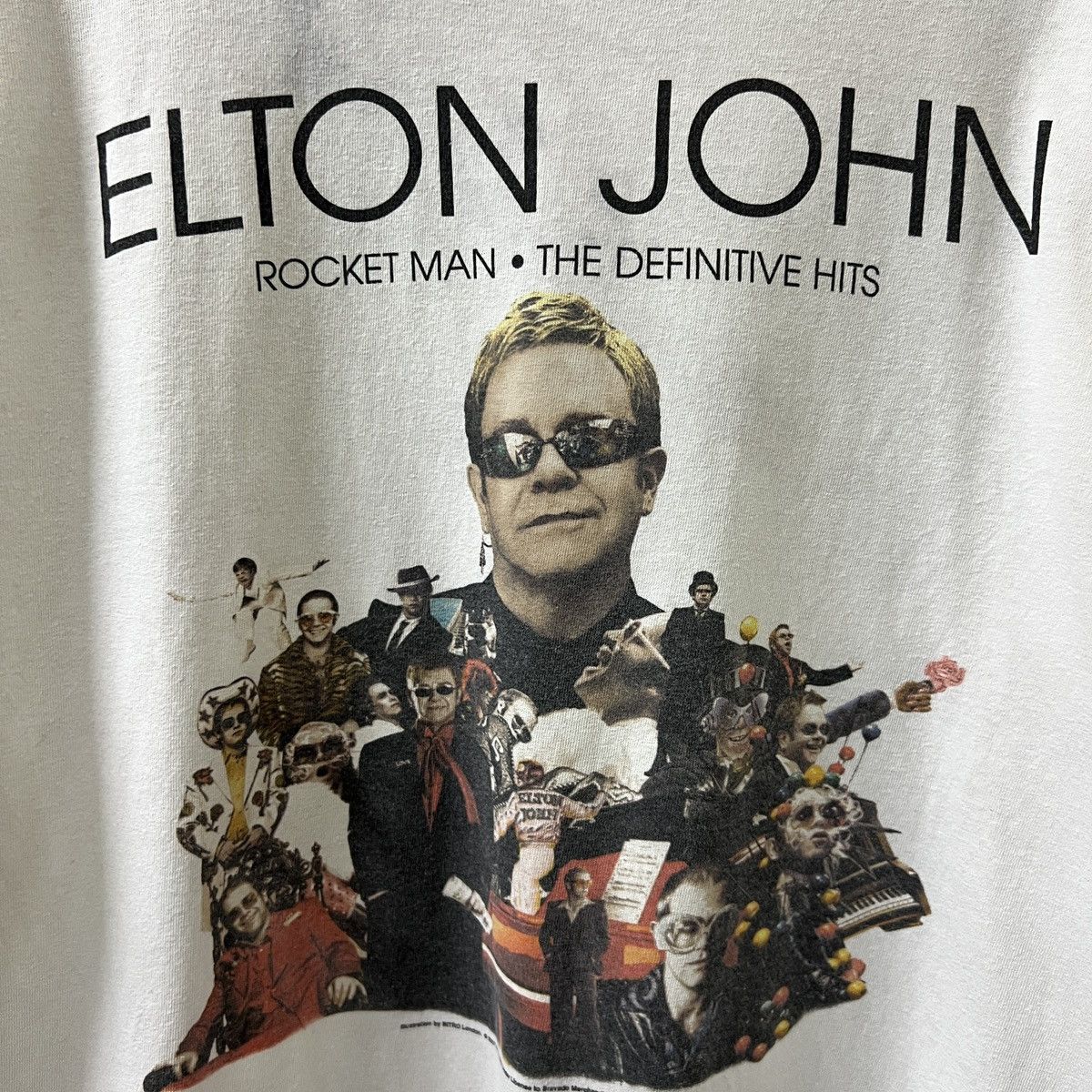 Band Tees × Vintage VTG ELTON JOHN ROCKETMAN Size US XL / EU 56 / 4 - 3 Thumbnail