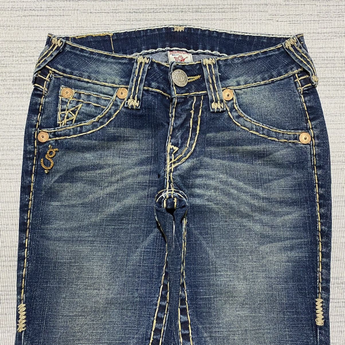 True Religion Vintage True Religion Joey Super T Denim Flared Jeans Size US 28 / EU 44 - 4 Thumbnail