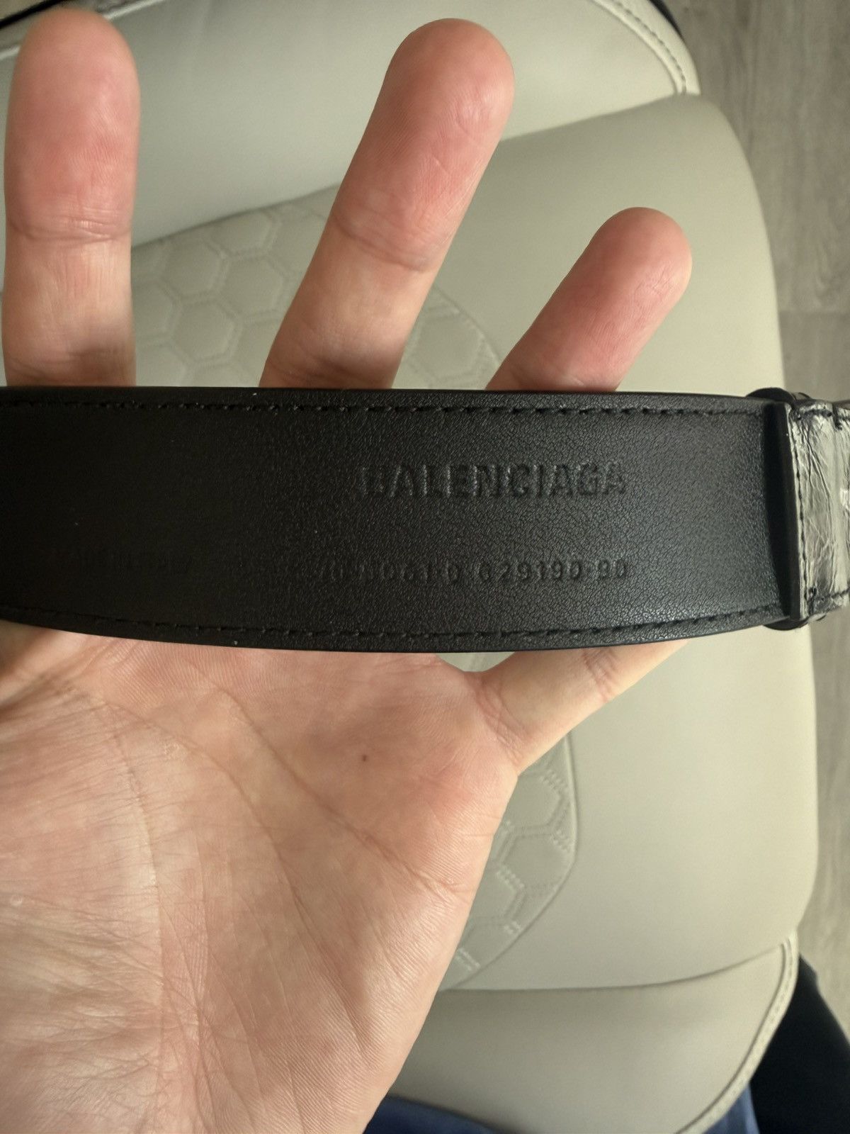 Balenciaga Balenciaga white camo belt Size ONE SIZE - 4 Thumbnail